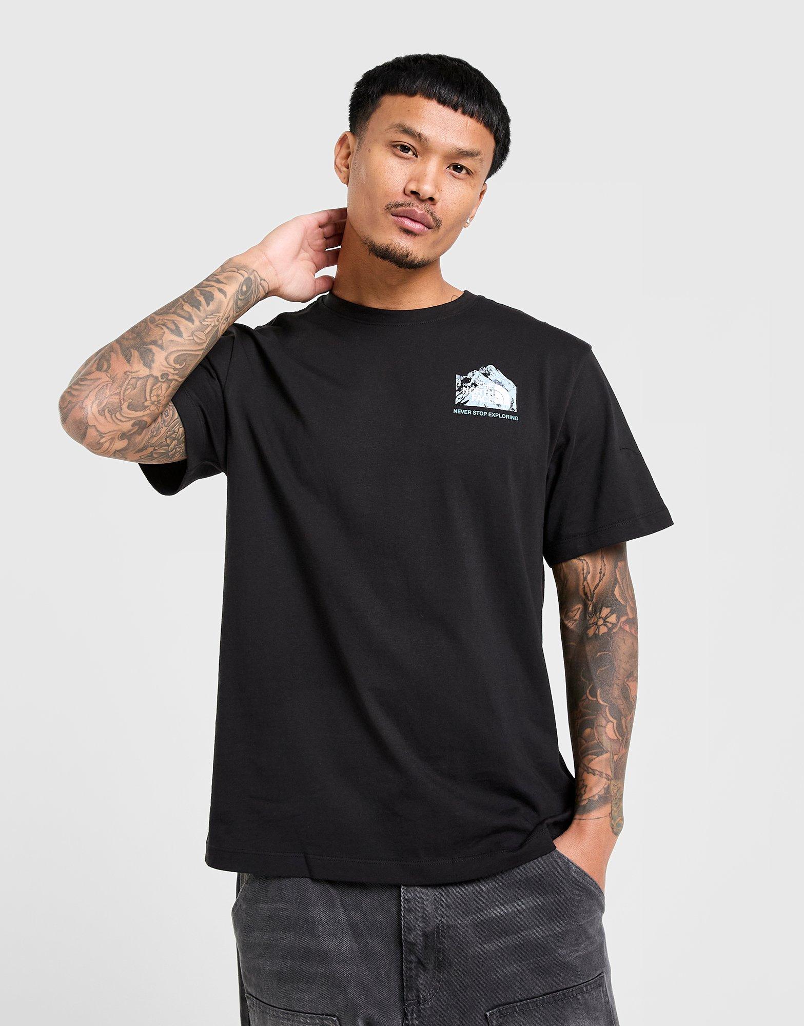 Pánske tričko THE NORTH FACE TRIČKO M DARK MATTER RELAXED TEE NF0A8HD7JK31 Čierna