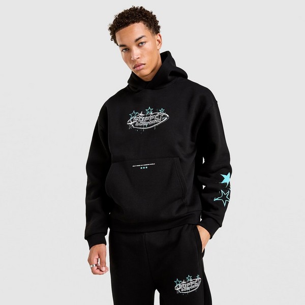 Supply&demand Mikina S Kapucí   Brooklyn Hd Blk-Blk