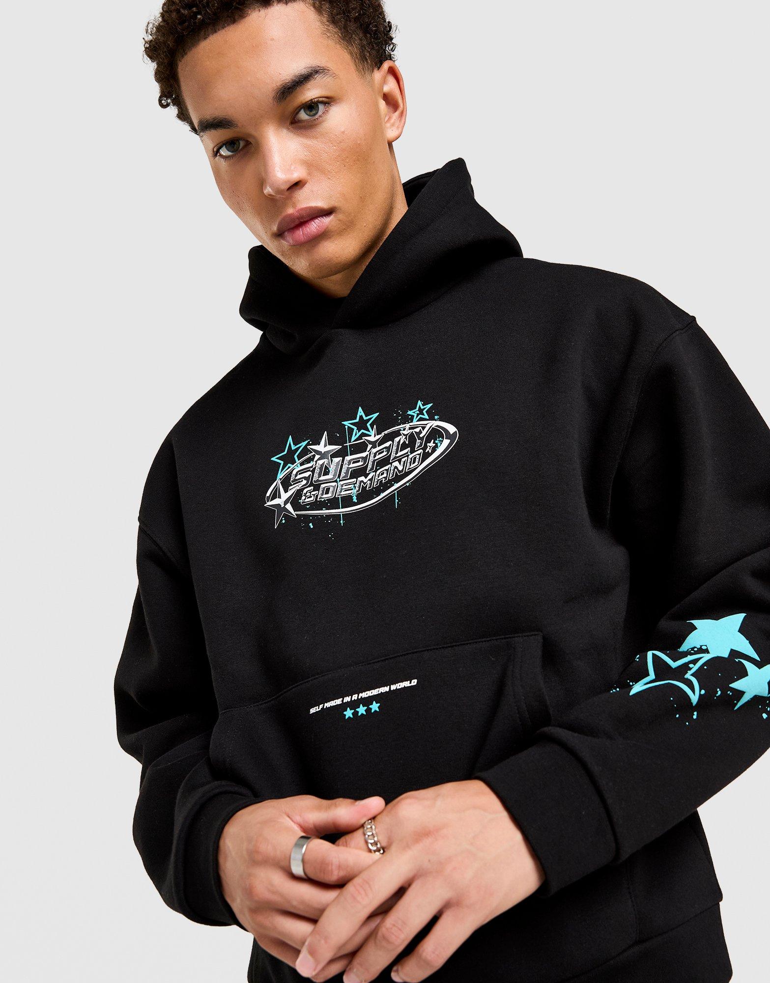 Мъжка блуза SUPPLY&DEMAND СУИТЧЪР С КАЧУЛКА   BROOKLYN HD BLK-BLK SUPTM18076007 Черен