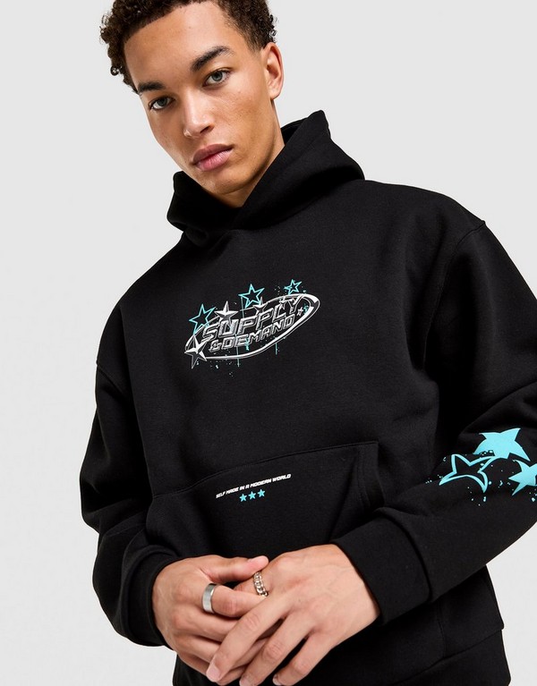 Supply&demand Bluza Z Kapturem Brooklyn Hd Blk-Blk - obrazek 3