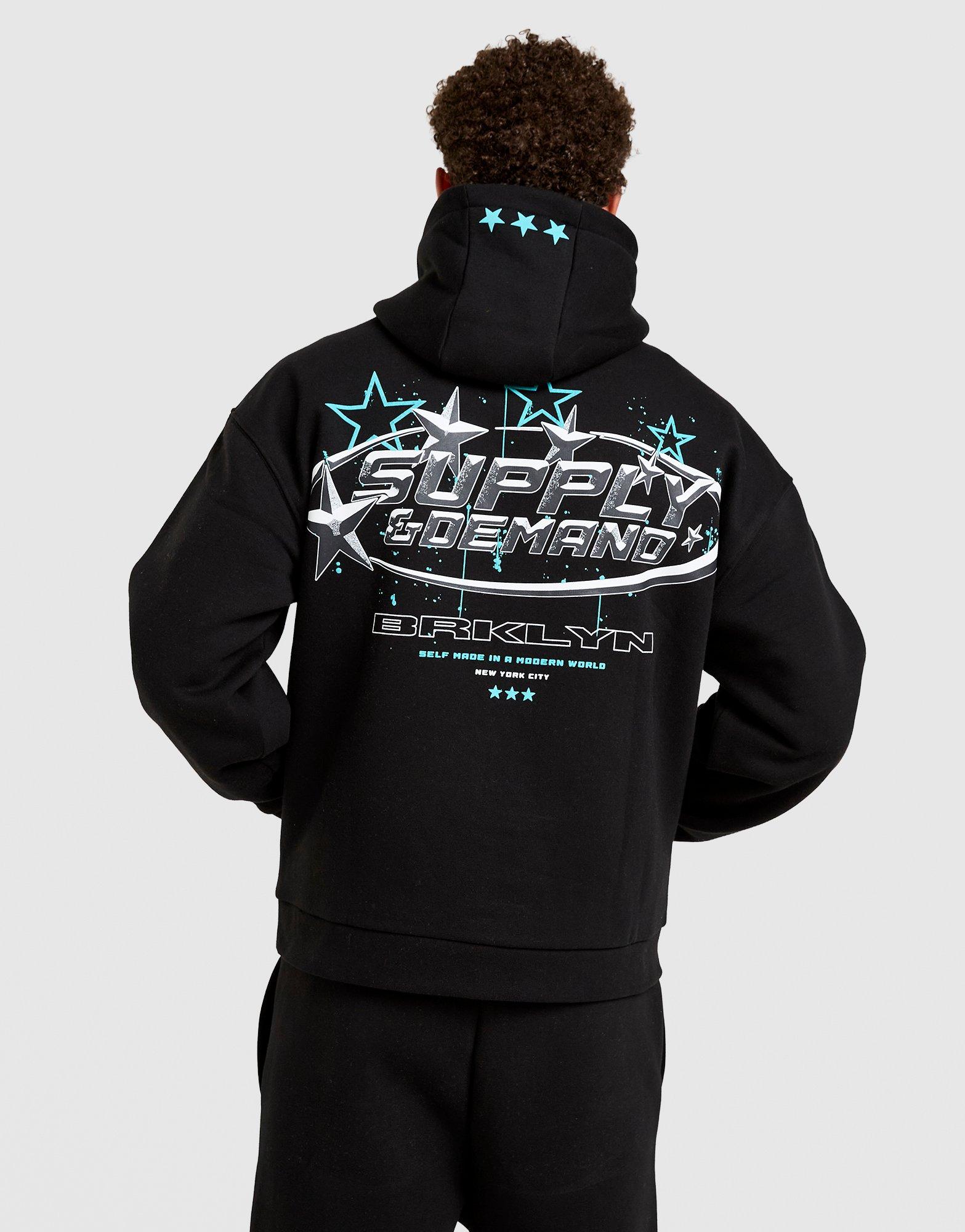 Мъжка блуза SUPPLY&DEMAND СУИТЧЪР С КАЧУЛКА   BROOKLYN HD BLK-BLK SUPTM18076007 Черен
