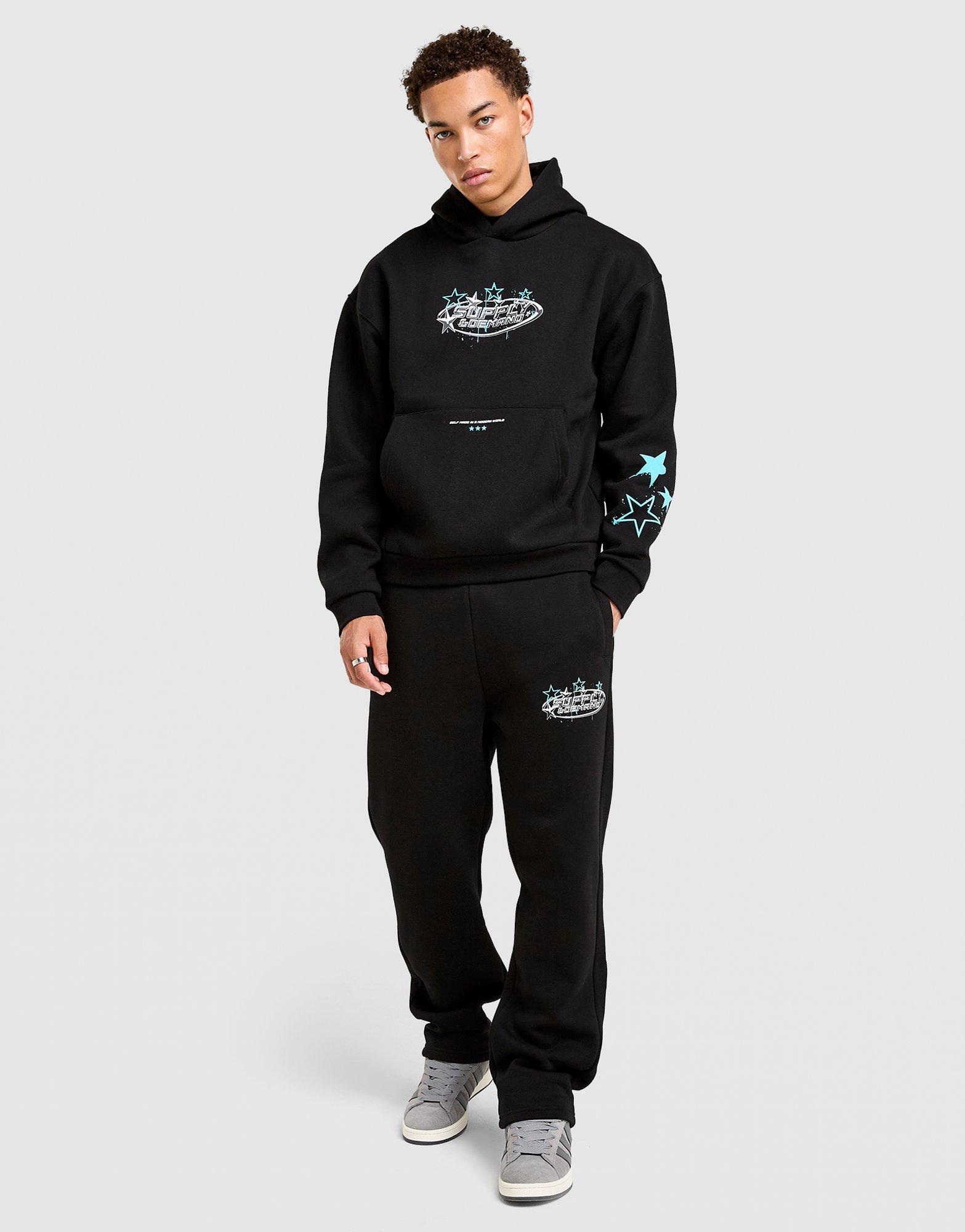 Supply&demand Mikina S Kapucňou   Brooklyn Hd Blk-Blk.