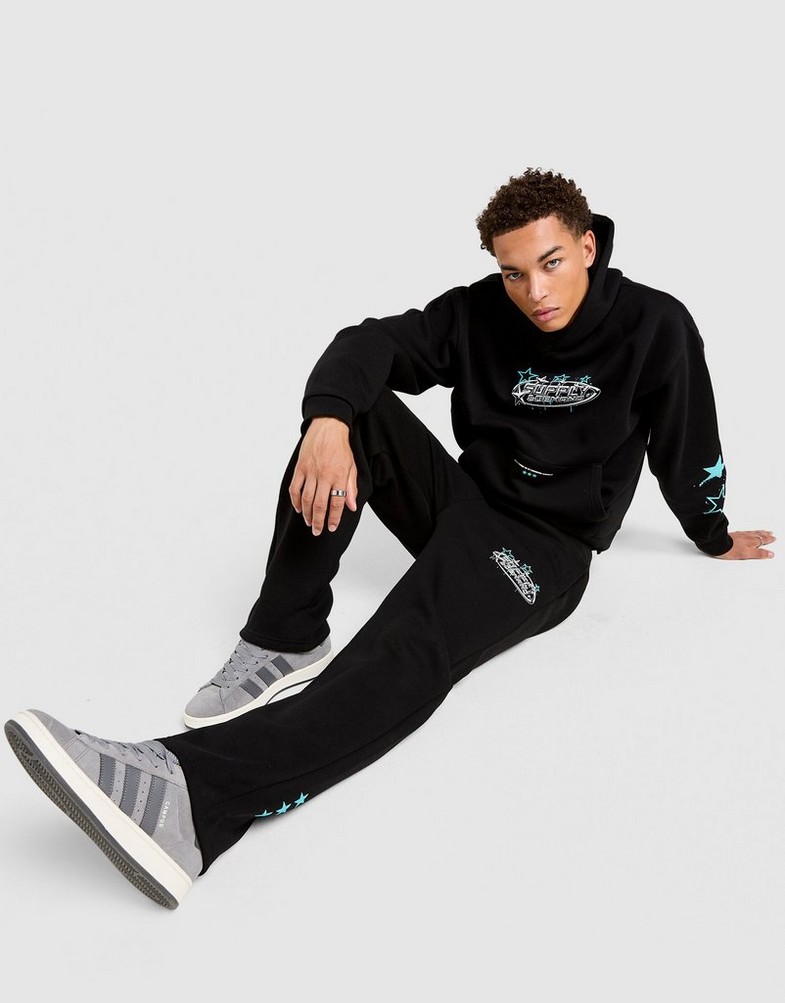 Vyriškos kelnės SUPPLY&DEMAND KELNĖS BROOKLYN PNT BLK-BLK SUPTM18117007 Juoda