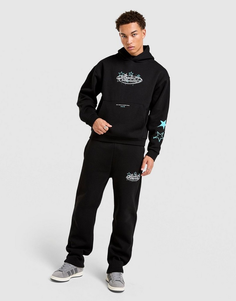 Vyriškos kelnės SUPPLY&DEMAND KELNĖS BROOKLYN PNT BLK-BLK SUPTM18117007 Juoda
