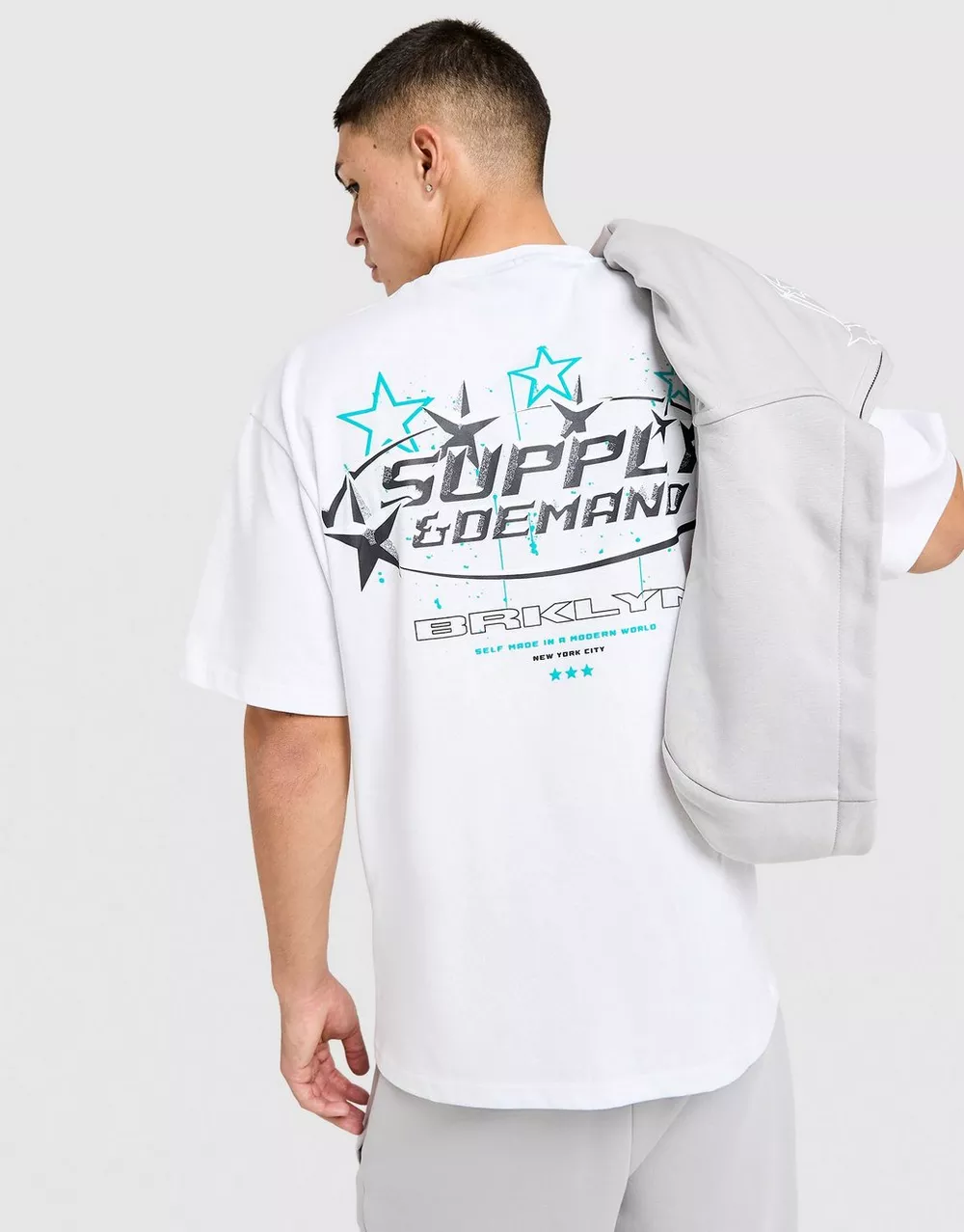 Supply & Demand SUPPLY&DEMAND ФУТБОЛКА BROOKLYN TEE WHT-WHT, фото 1 з 5