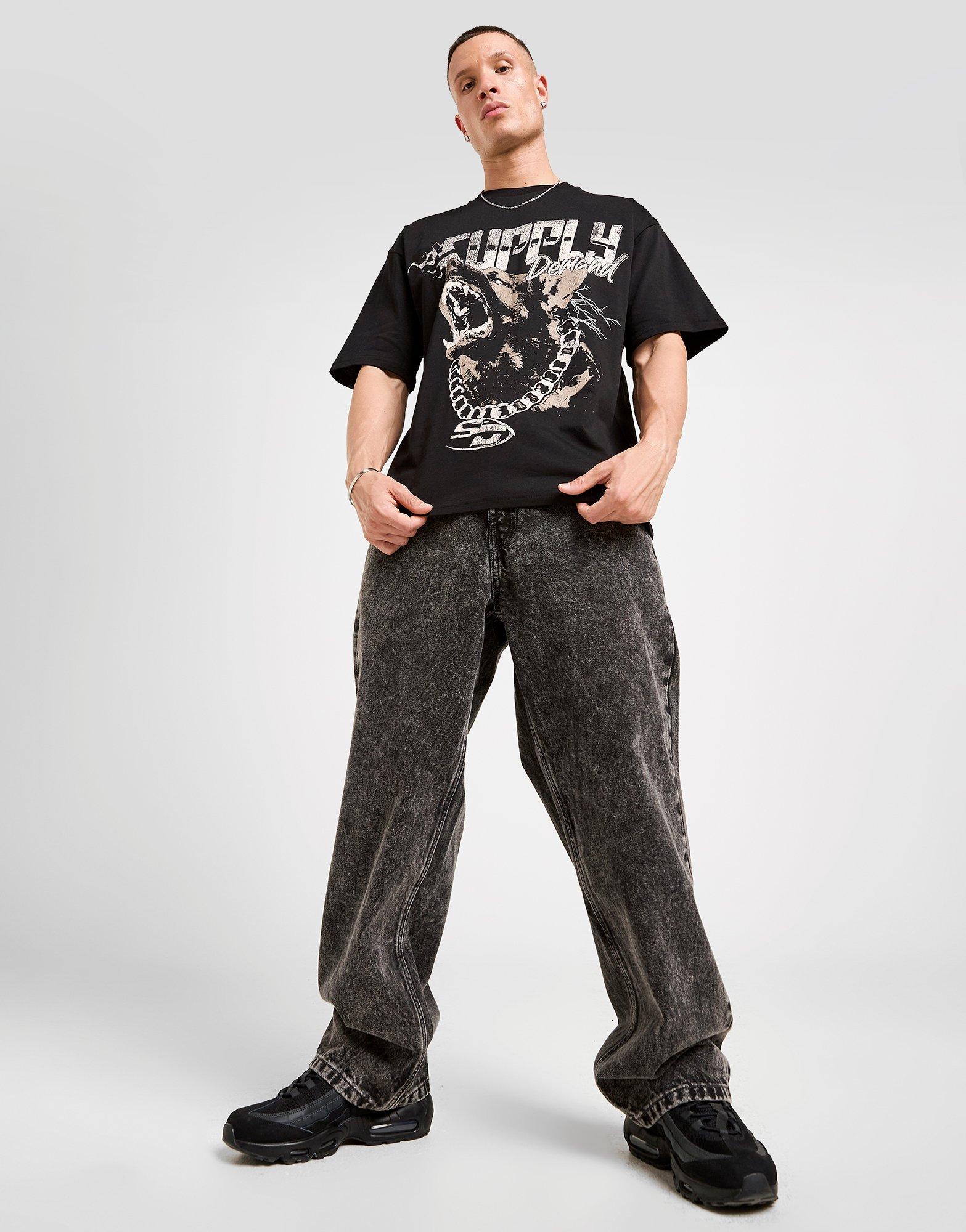 Supply&demand T-Shirt Fast Life Tee Blk-Blk