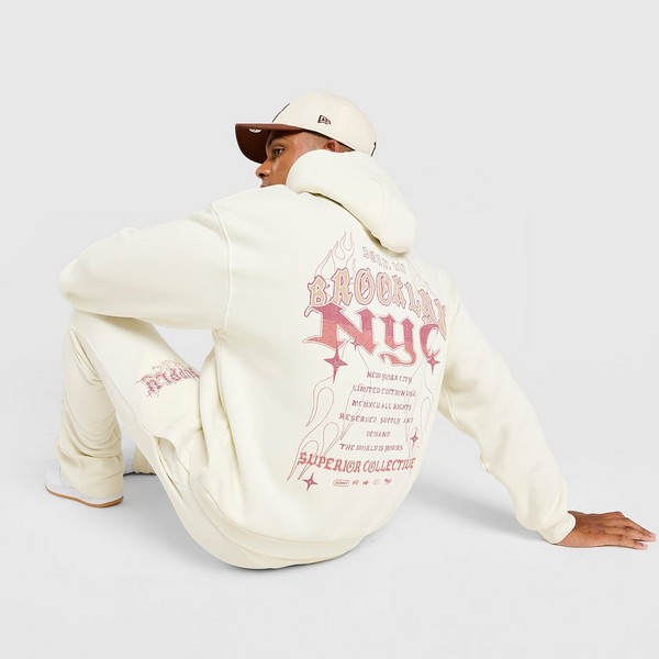 Supply&demand Mikina S Kapucí Mega Hd Gry-Vgy