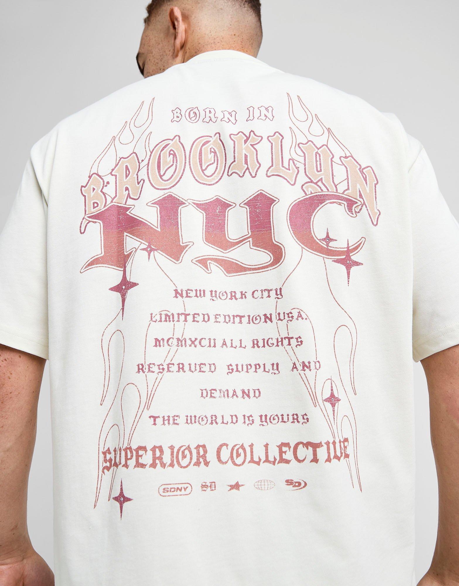 Férfi póló SUPPLY&DEMAND PÓLÓ MEGA TEE GRY-VGY SUPTM18089325 Bézs