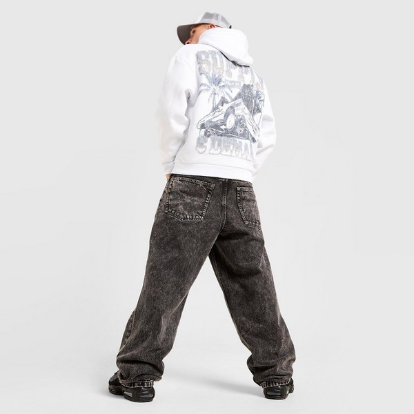 SUPPLY&amp;DEMAND BLUZA Z KAPTUREM OCEAN HD WHT-WHT