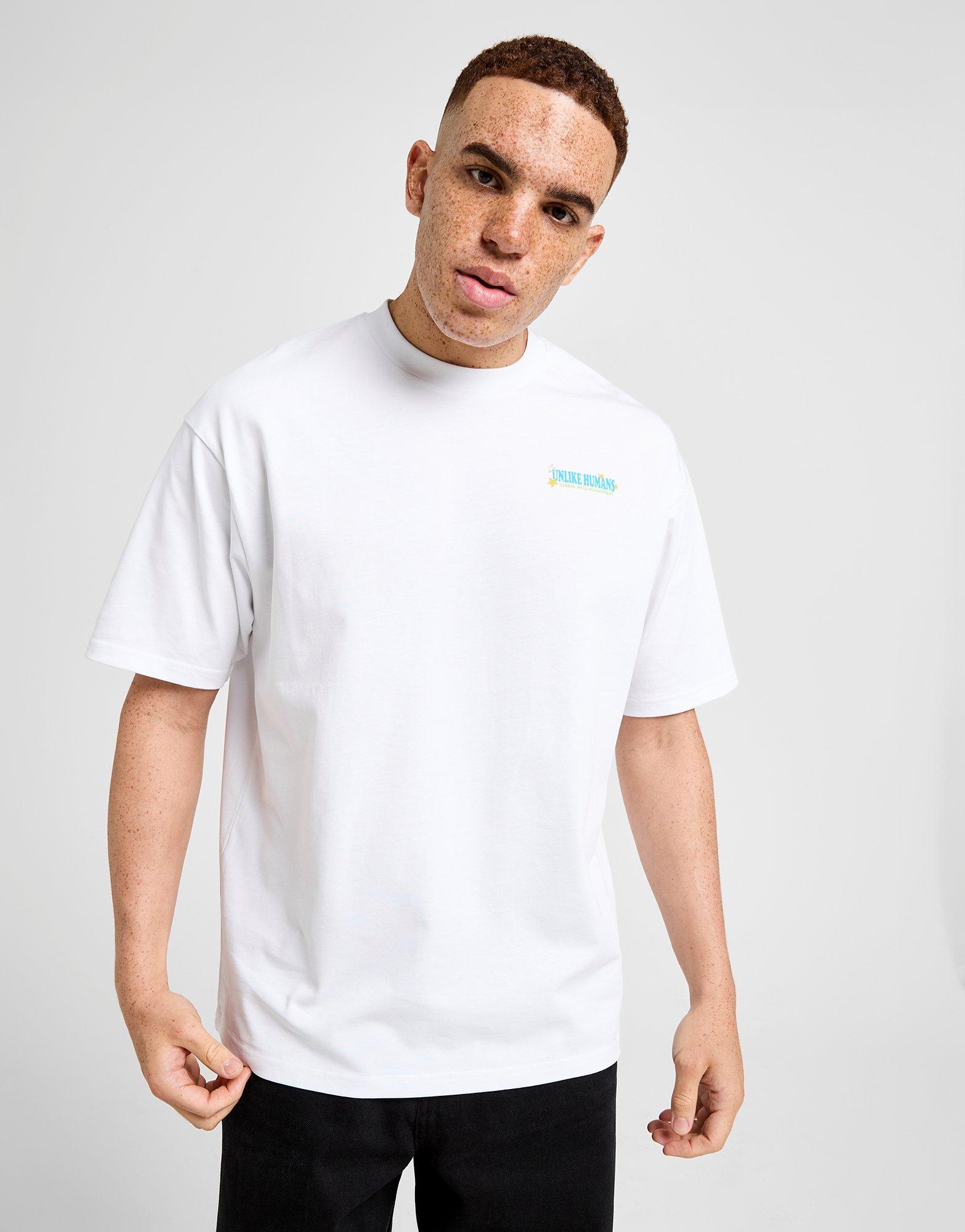 Мъжка тениска UNLIKE HUMANS ТЕНИСКА GLOBE DEPT TEE WHT-WHT ULHTM10409010 Черен