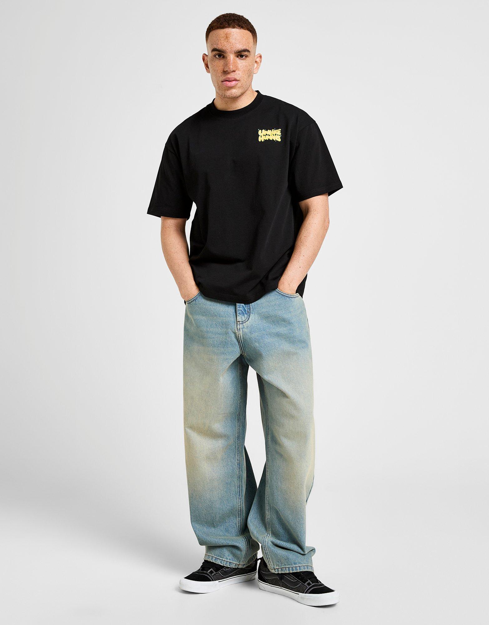 Мъжка тениска UNLIKE HUMANS ТЕНИСКА SOUR TEE BLK ULHTM10415007 Черен