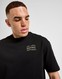 UNLIKE HUMANS TRICOU MARGS TEE BLK-BLK