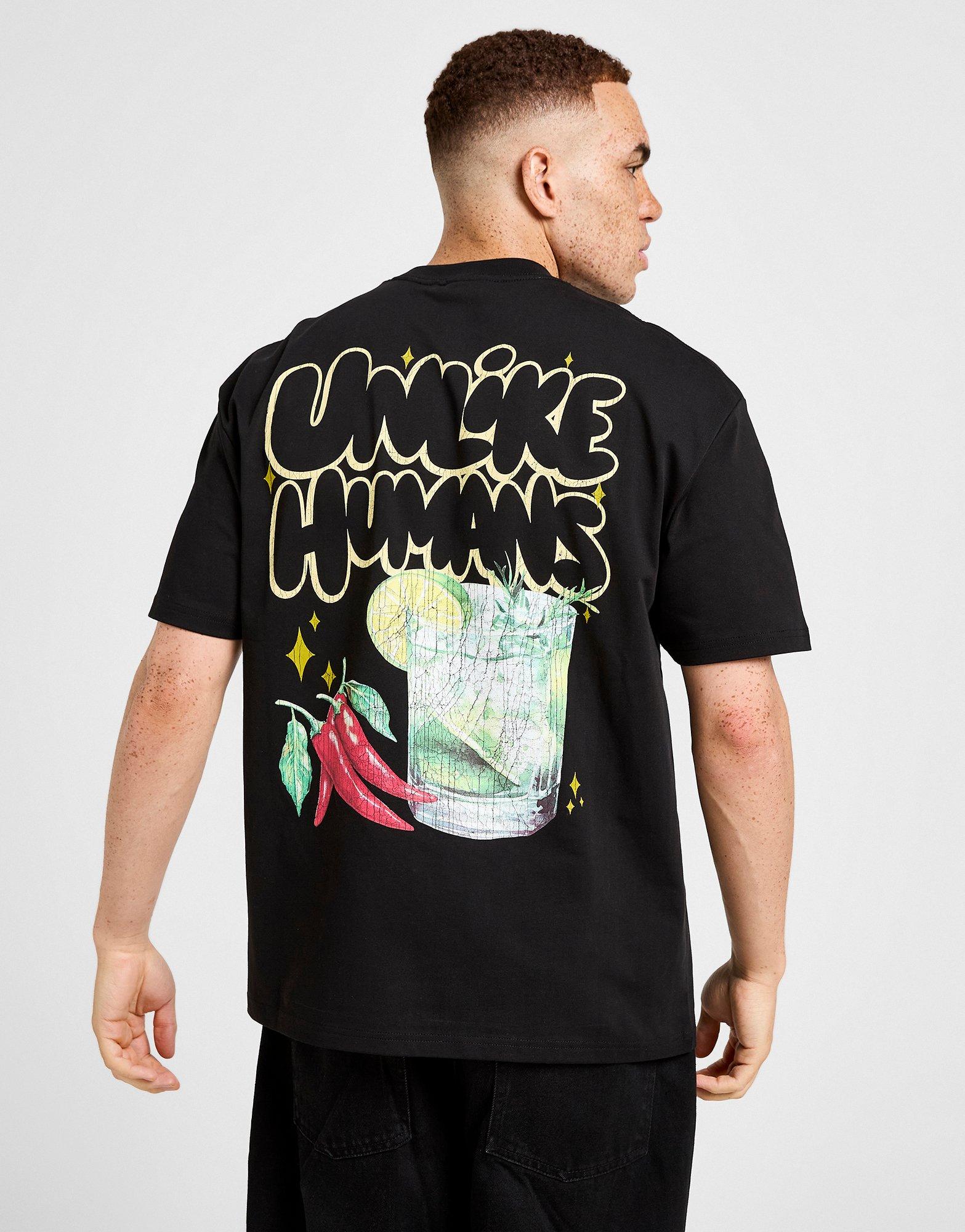 Чоловічі футболки UNLIKE HUMANS ФУТБОЛКА MARGS TEE BLK-BLK ULHTM10424007 Чорний