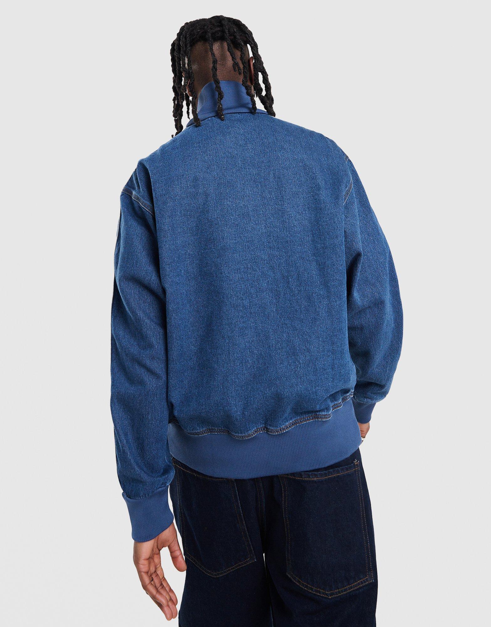 Kurtka męska ADIDAS KURTKA DENIM FB TT KD1517 Niebieski