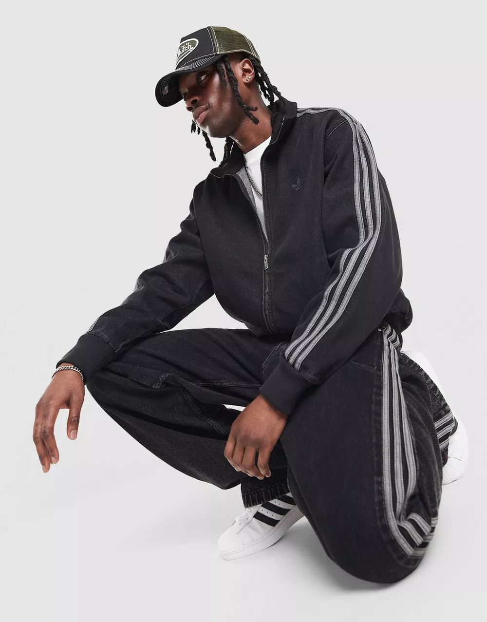 ADIDAS КОФТА НА БЛИСКАВЦІ DENIM FB TT, фото 1 з 5