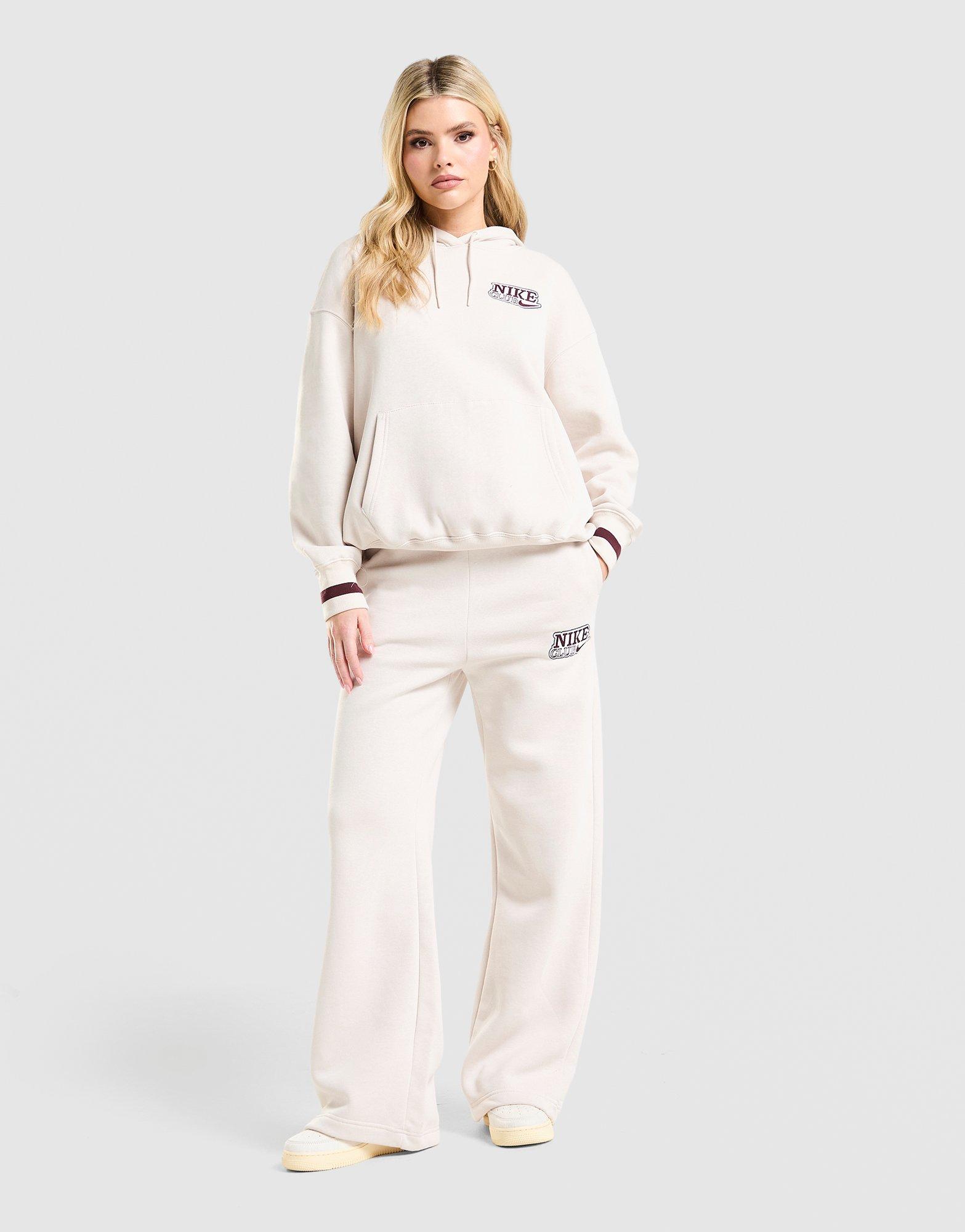 Bluza damska NIKE BLUZA Z KAPTUREM W NSW PHNX FLC OS PO HOOD IR3614-104 Beżowy