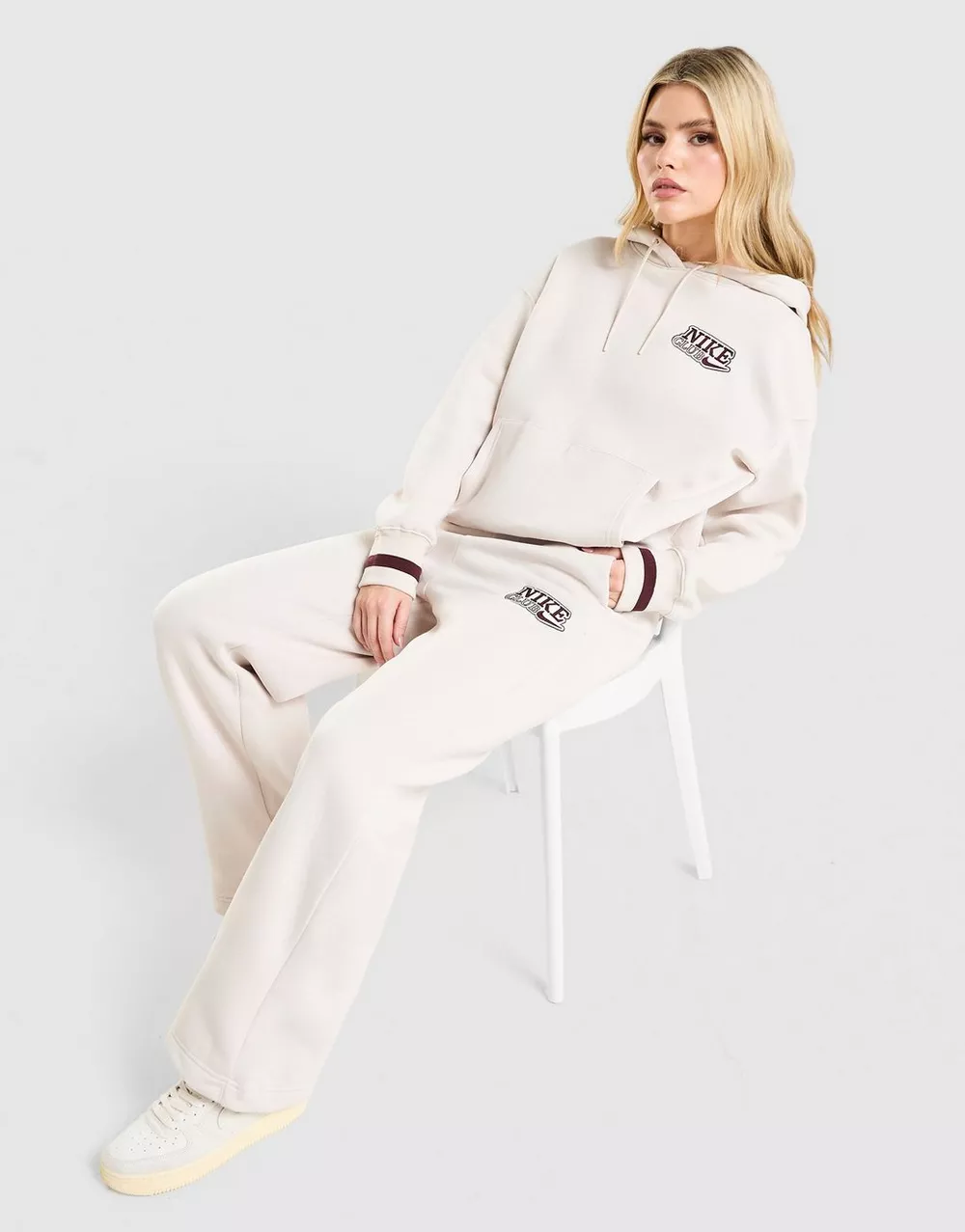 NIKE ШТАНИ W NSW FLC HR PANT WIDE 2, фото 1 з 5