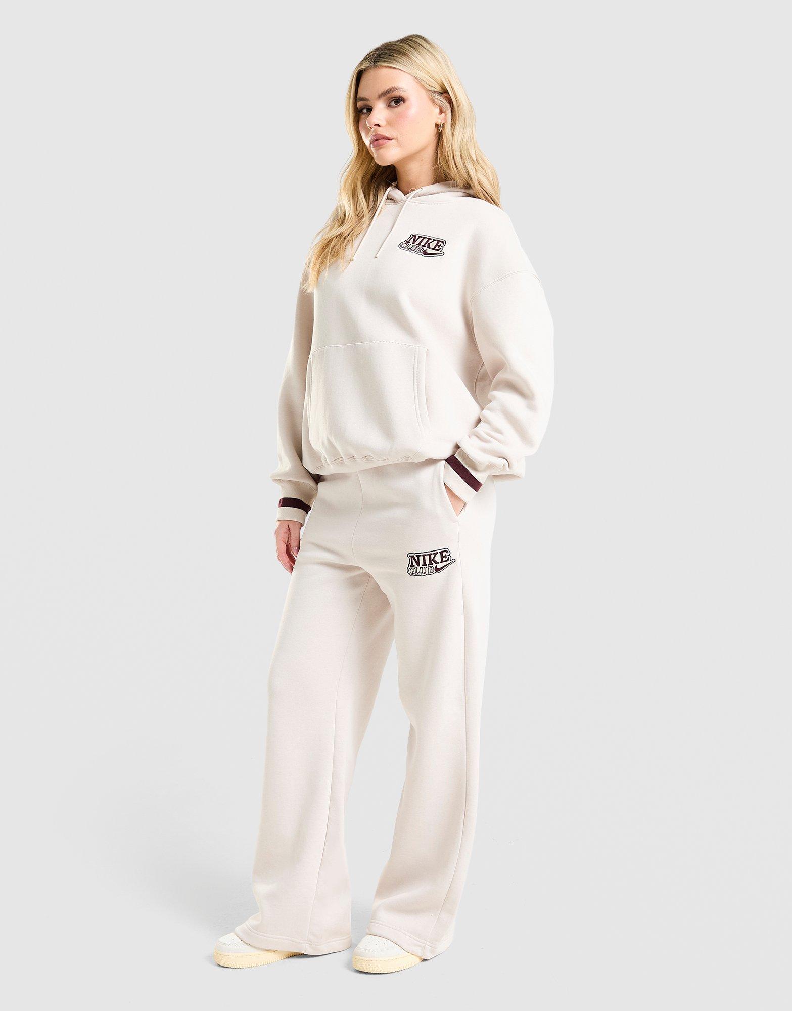 Дамски панталон NIKE ПАНТАЛОНИ W NSW FLC HR PANT WIDE 2 IR3612-104 Бежов