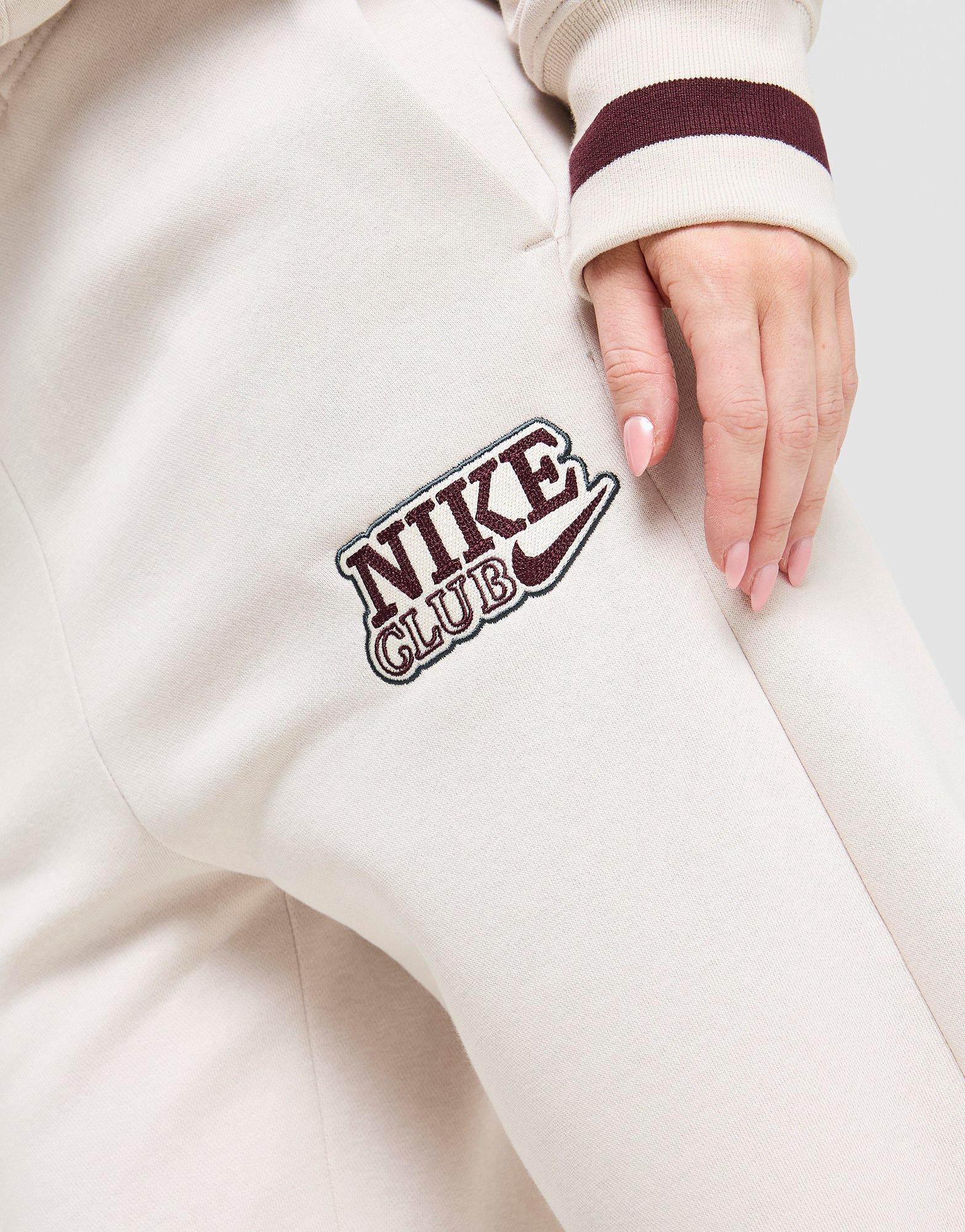 Дамски панталон NIKE ПАНТАЛОНИ W NSW FLC HR PANT WIDE 2 IR3612-104 Бежов