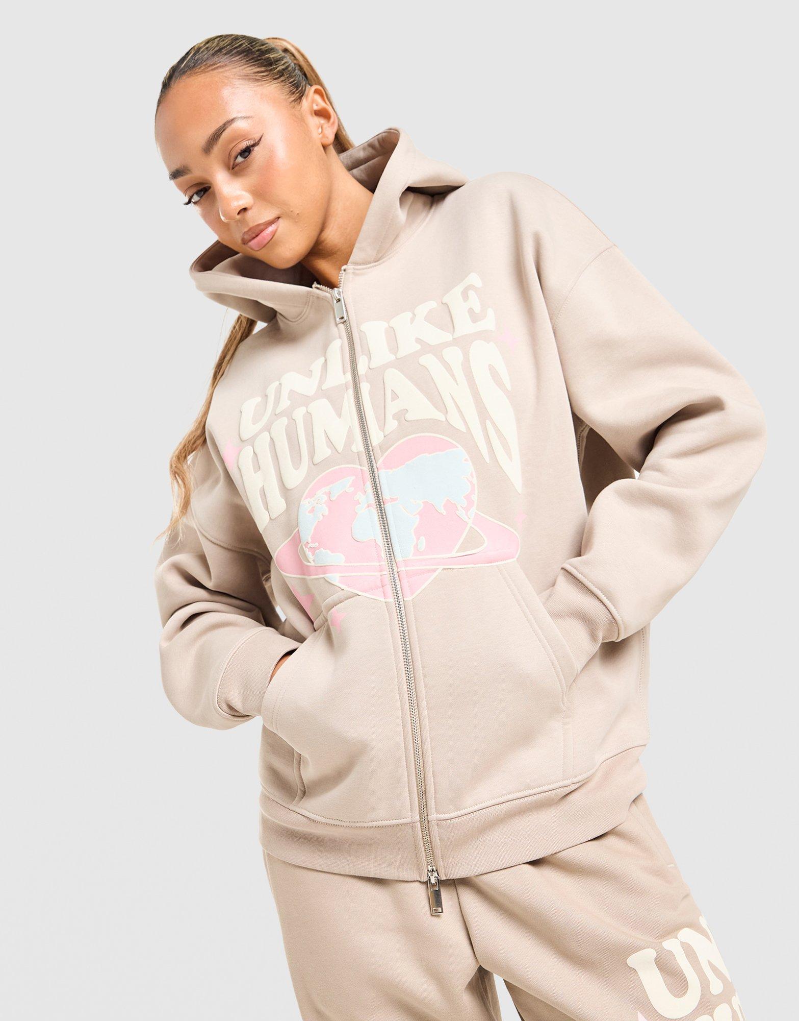 Unlike Humans Bluza Rozpinana Z Kapturem Protect