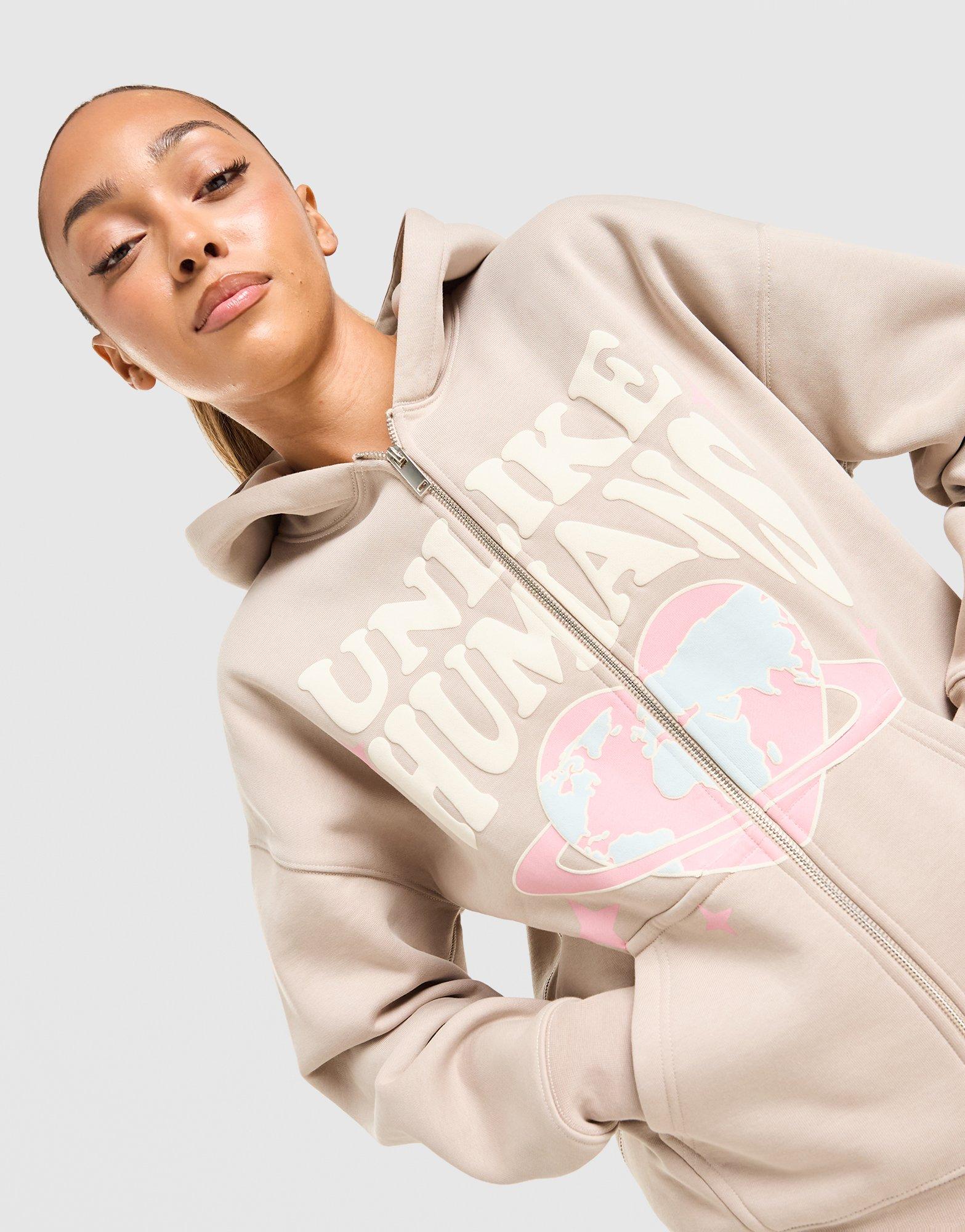 Unlike Humans Bluza Rozpinana Z Kapturem Protect