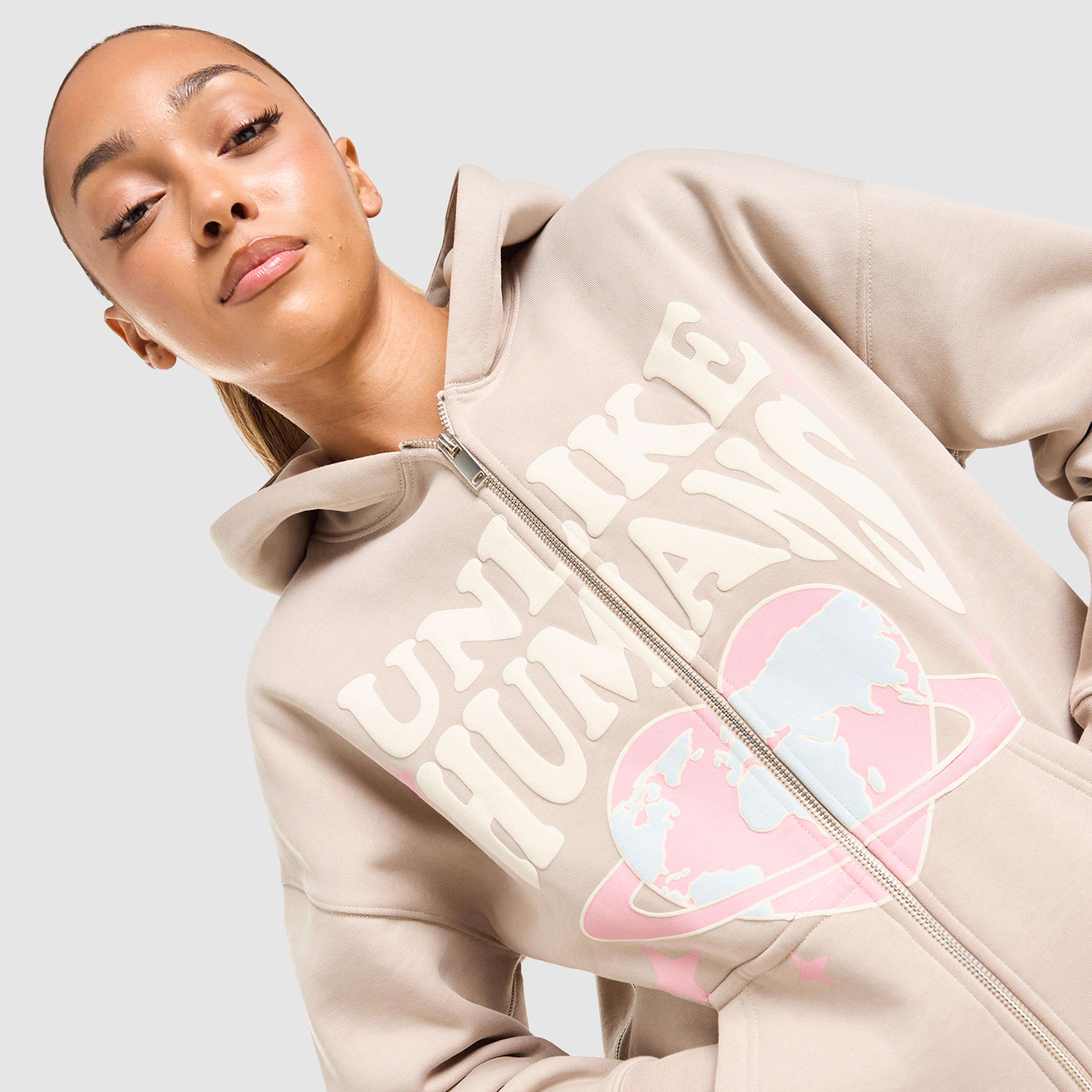 Moteriškas džemperis UNLIKE HUMANS DŽEMPERIS UŽSEGAMAS   SU GOBTUVU PROTECT