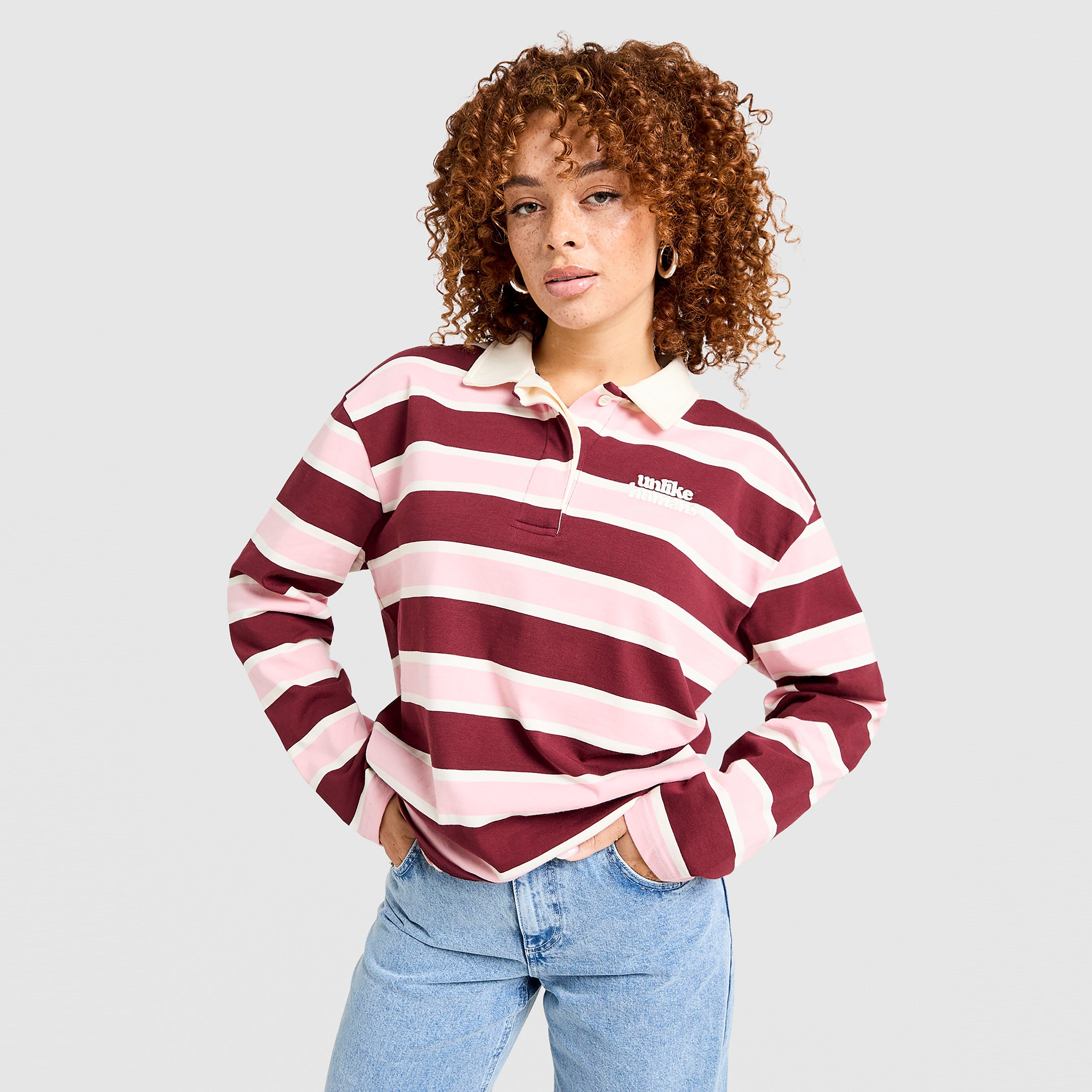 Koszulka, t-shirt damski UNLIKE HUMANS T-SHIRT STRIPE RUGBY TEE