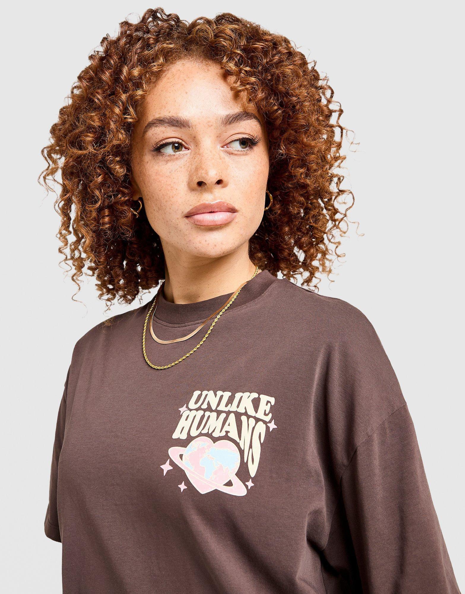 Moteriški marškinėliai UNLIKE HUMANS MARŠKINĖLIAI PROTECT TEE ULHTW10342892 Ruda