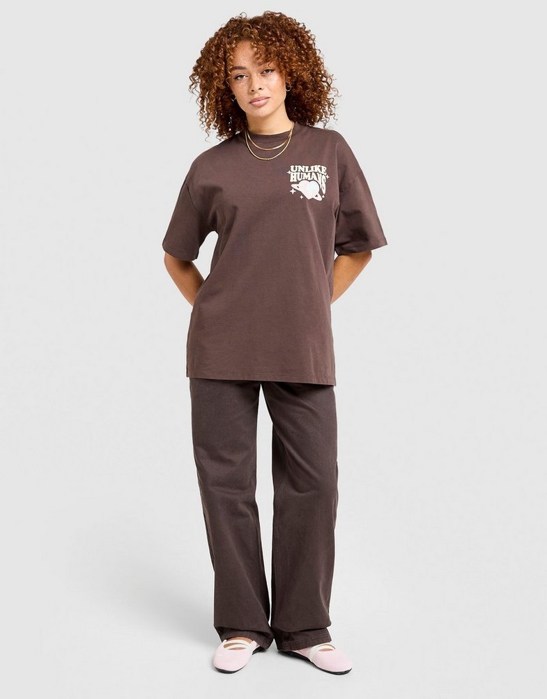 Жіночі футболки UNLIKE HUMANS ФУТБОЛКА PROTECT TEE ULHTW10342892 Коричневий