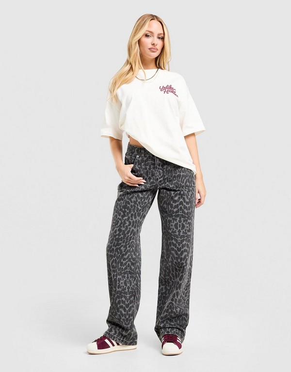 Unlike Humans Spodnie Leopard Jn