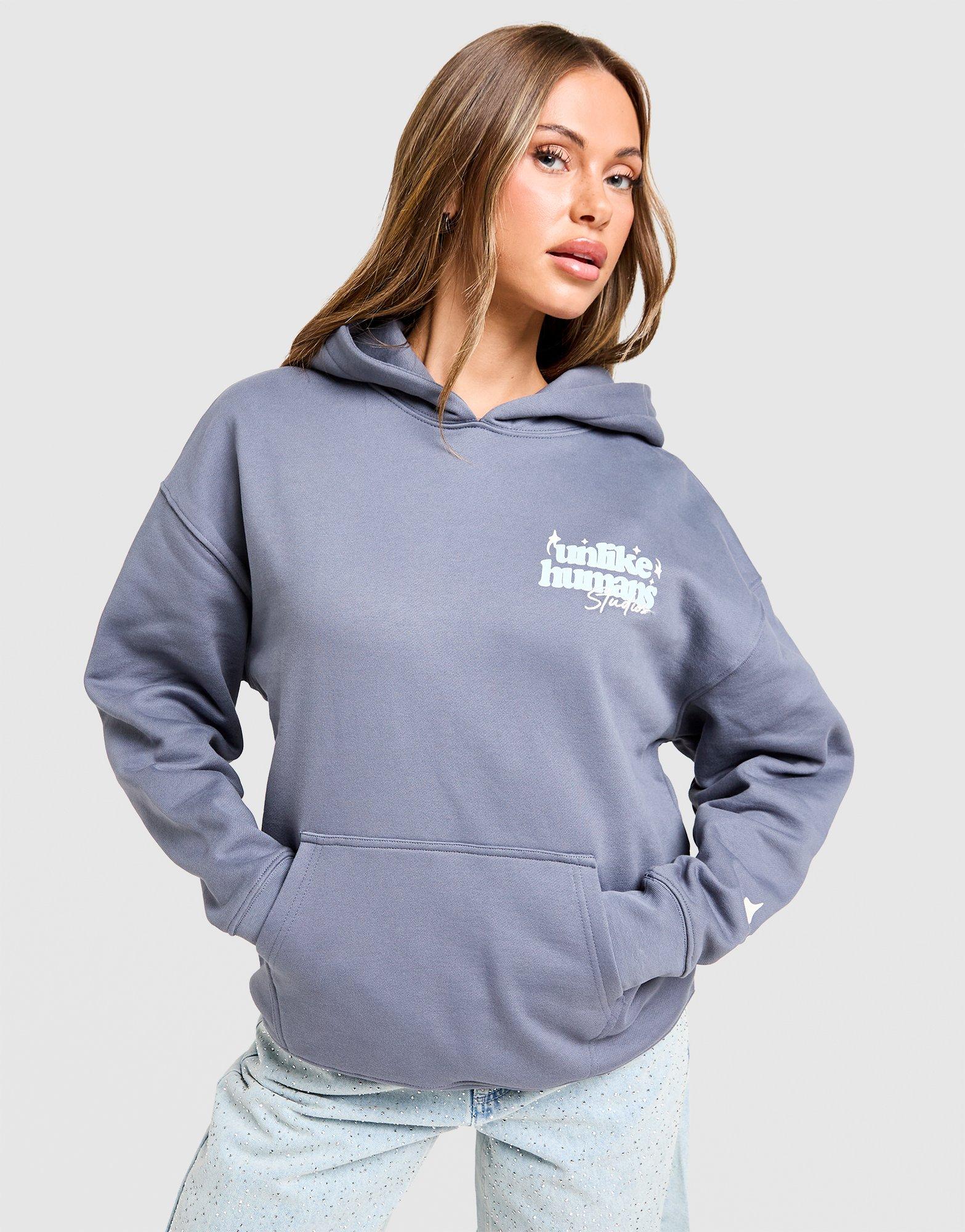 Dámska mikina UNLIKE HUMANS MIKINA S KAPUCŇOU STUDIO OH HD ULHTW10346843 Tmavomodrá