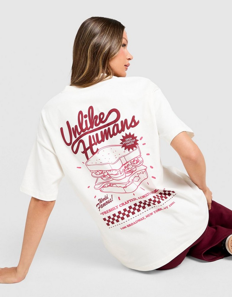 Жіночі футболки UNLIKE HUMANS ФУТБОЛКА DELY TEE ULHTW10340104 Бежевий