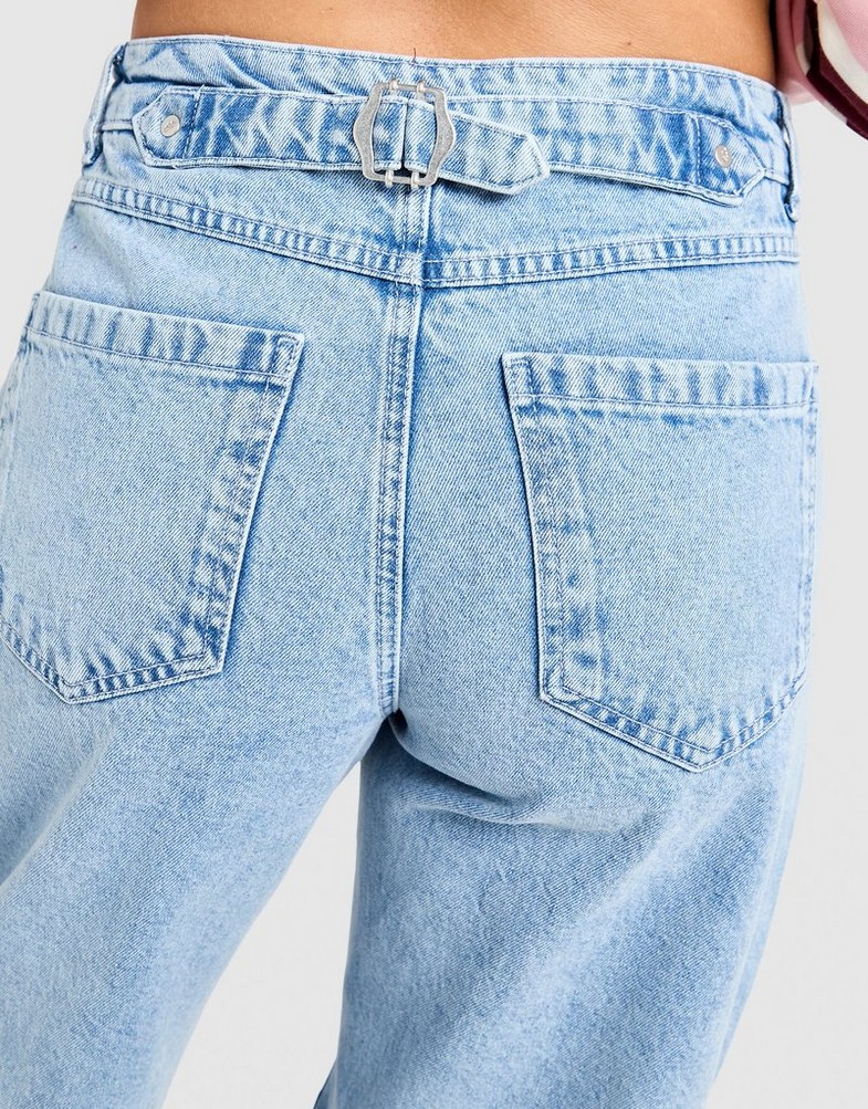 Жіночі джинси UNLIKE HUMANS ШТАНИ UH BAGGY JEAN ULHTW10253740 Блакитний