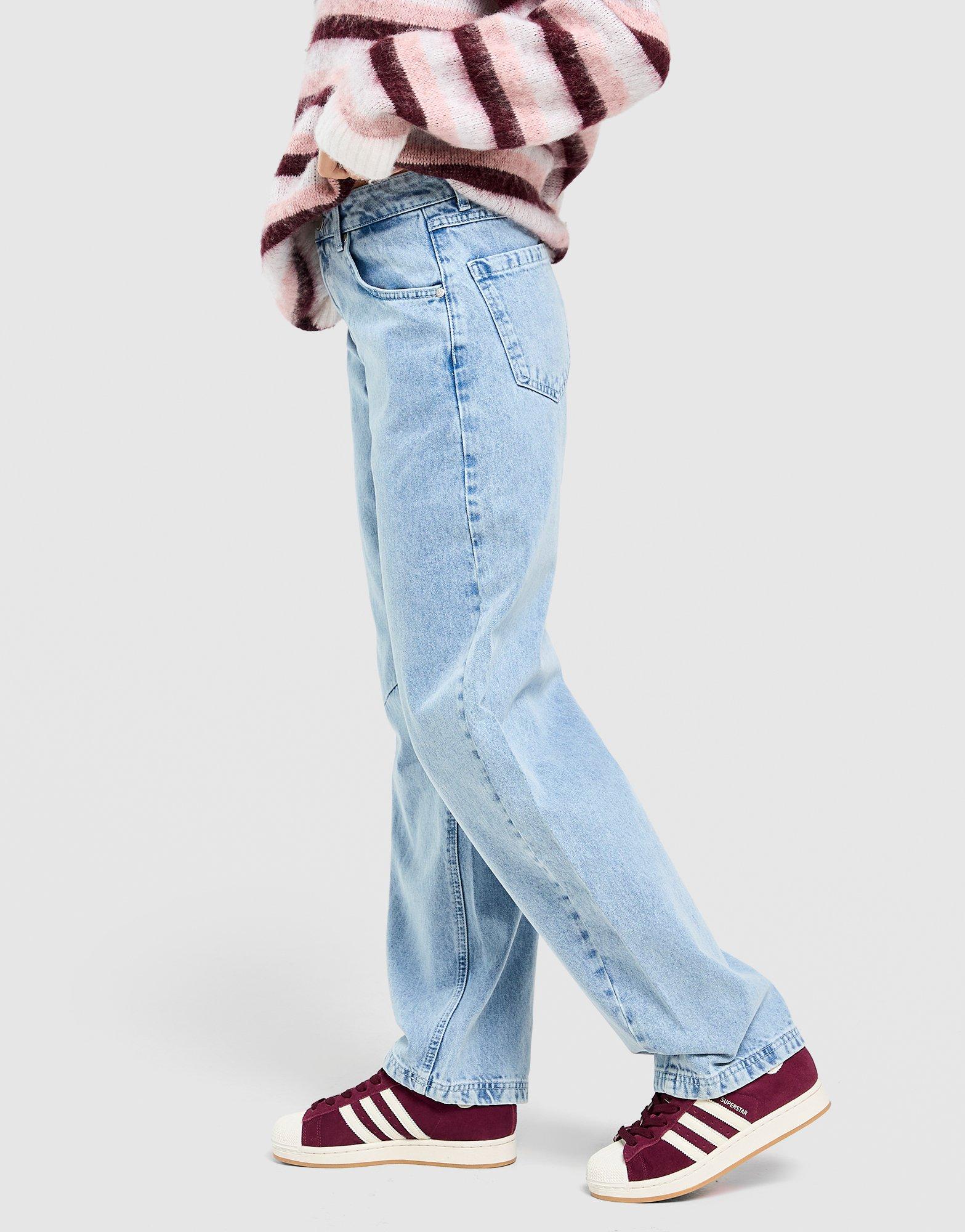 Dámske džínsy UNLIKE HUMANS NOHAVICE  UH BAGGY JEAN ULHTW10253740 Modrá