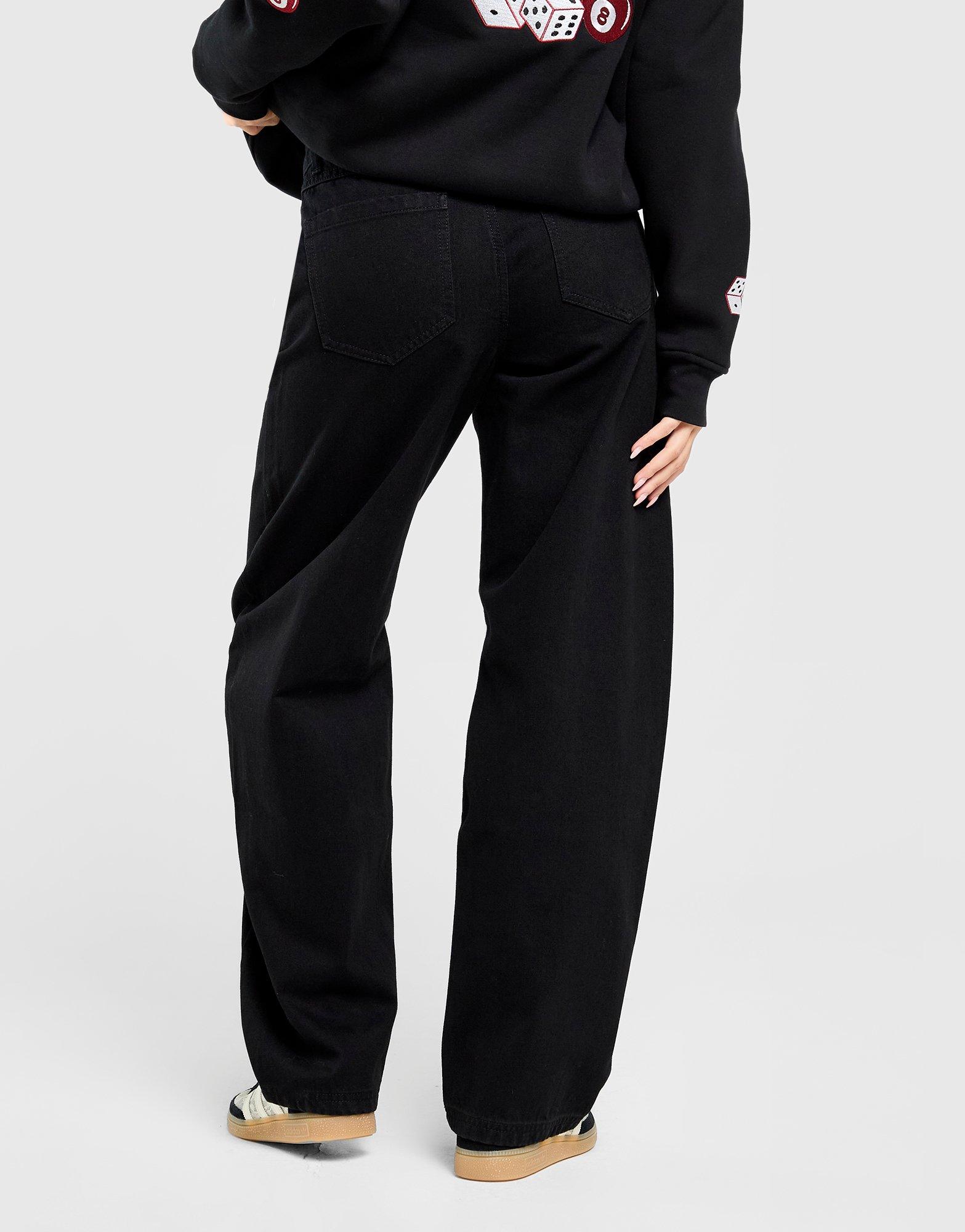 Dámské džíny UNLIKE HUMANS KALHOTY  UH BAGGY JEAN ULHTW10253007 Černá