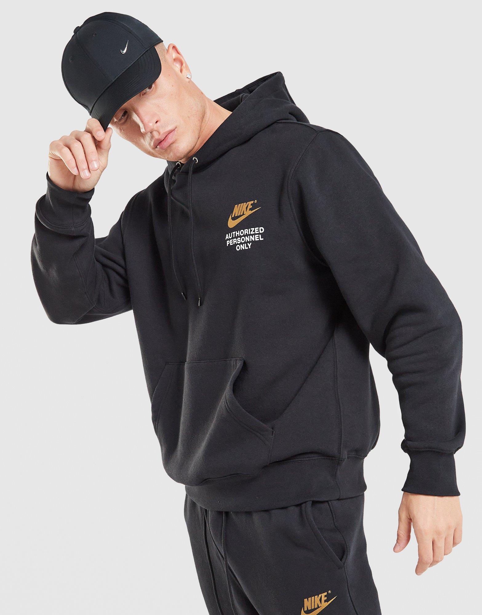 Bluza męska NIKE BLUZA Z KAPTUREM M CLUB BB PO HOODIE IR2987-010 Czarny