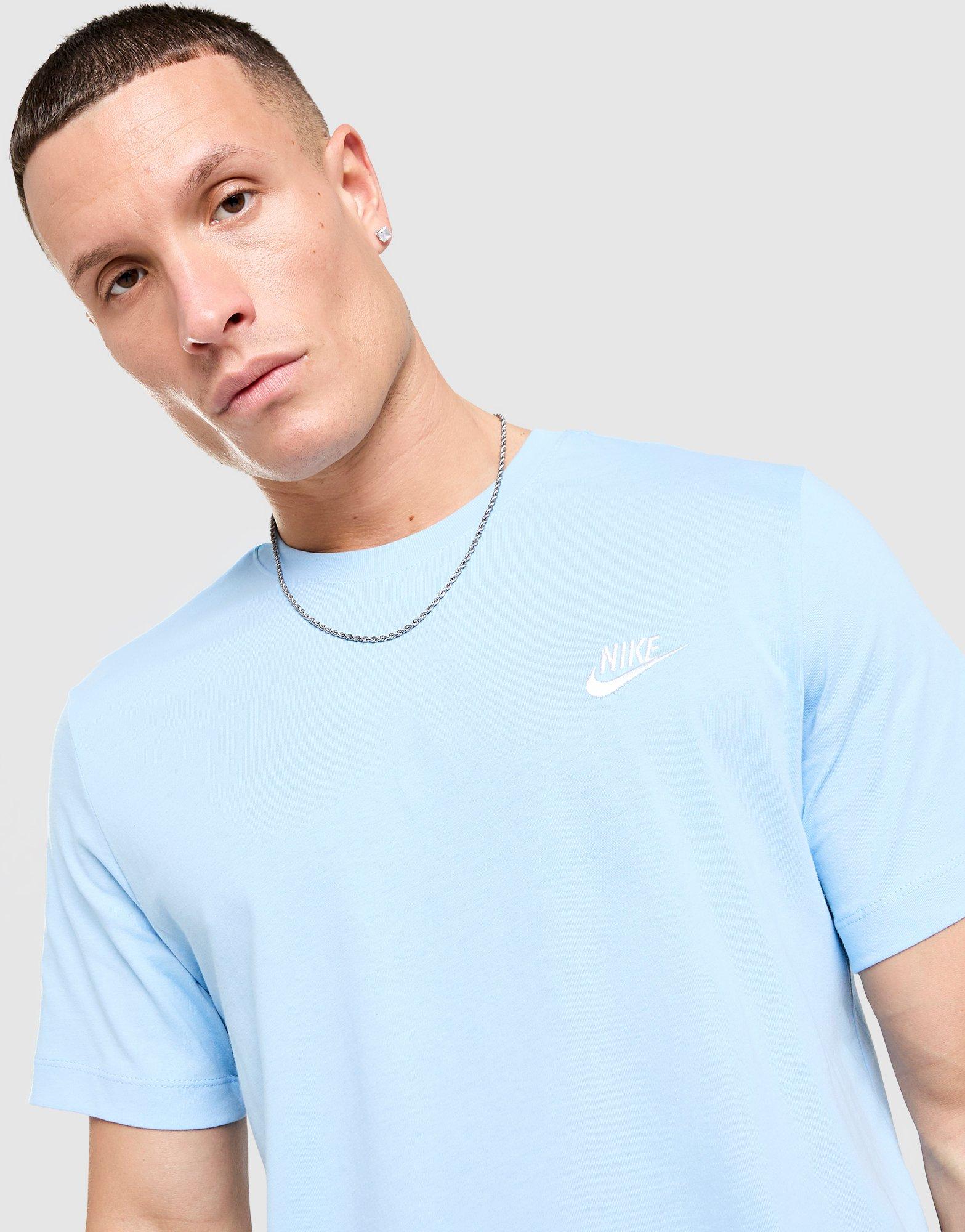 Pánske tričko NIKE TRIČKO M NSW CLUB DT TEE IQ3478-422 Modrá