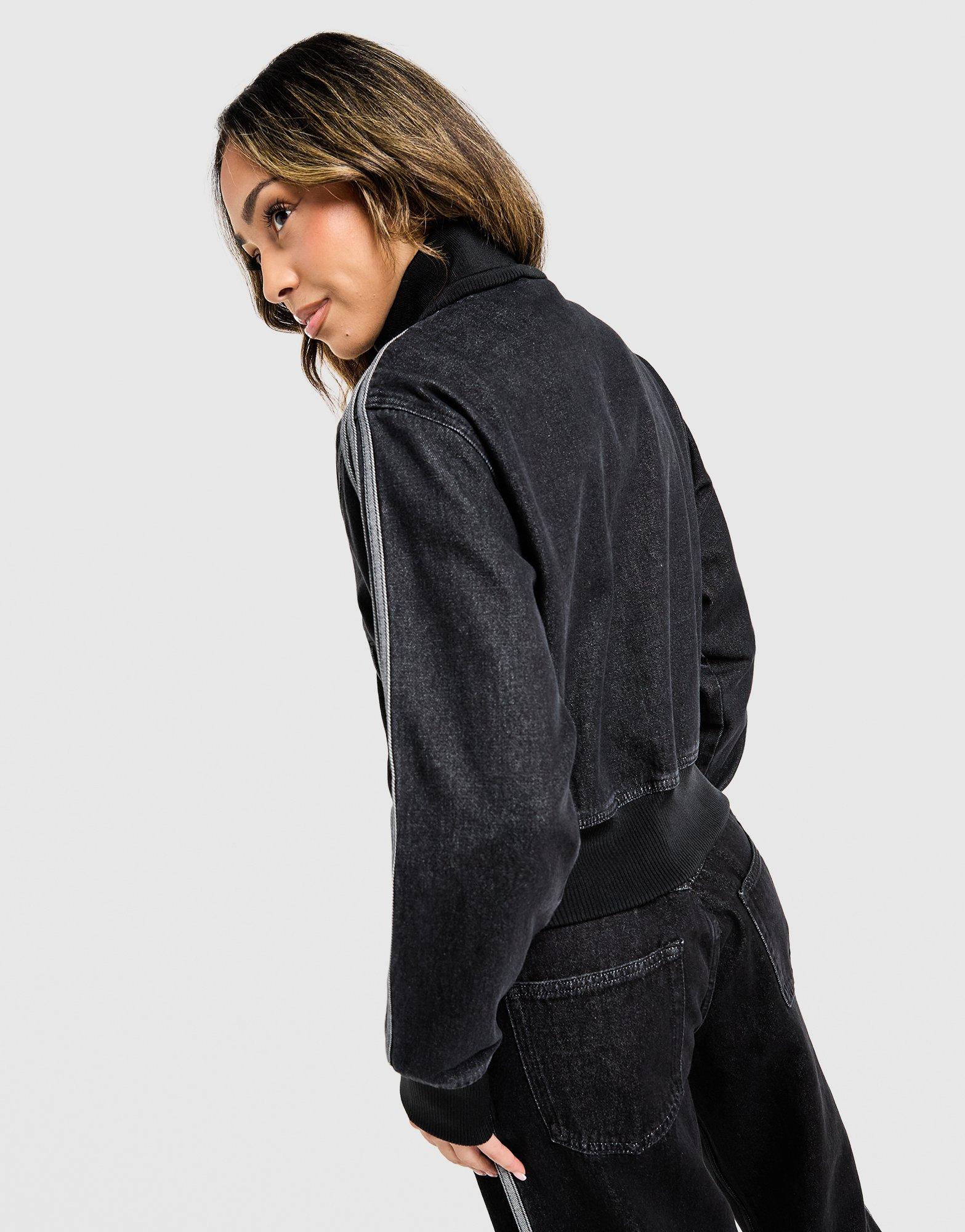 Dámské džíny ADIDAS BUNDA FIREBIRD TT D KD2898 Černá