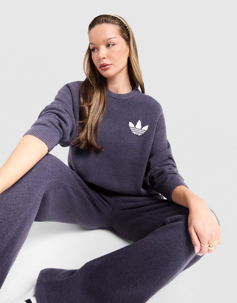 ADIDAS MEGZTINIS KNITTED SWEATER KQ8338 Moterims - spalva Pilka