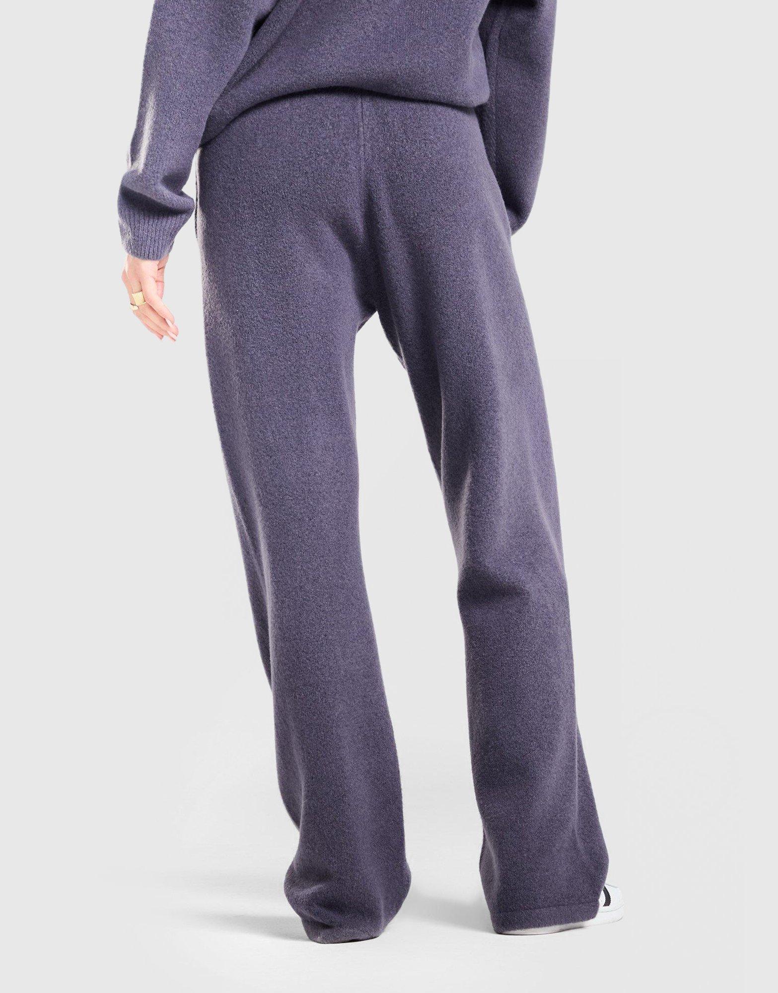 ADIDAS SPODNIE KNITTED PANTS KQ8337 Szary