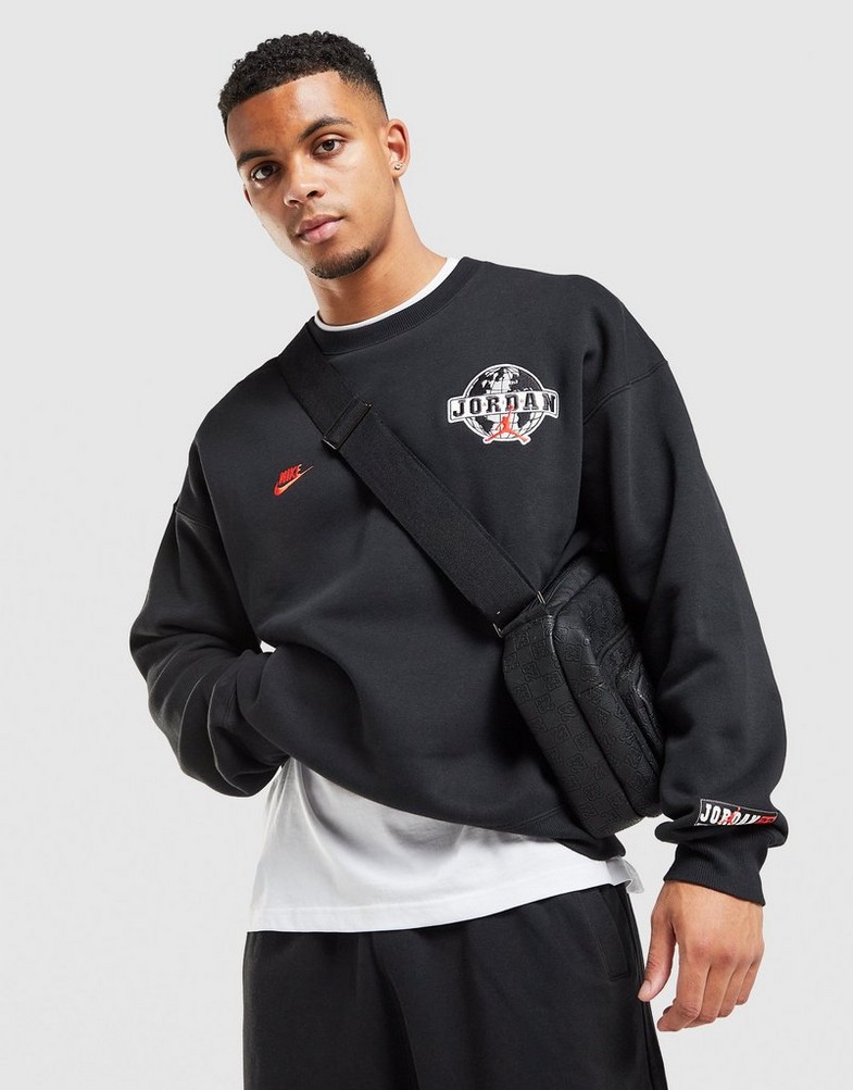 JORDAN BLUZĂ M J BRK VT CREW BB Bărbați Negru IO9827-010 | JD Sports