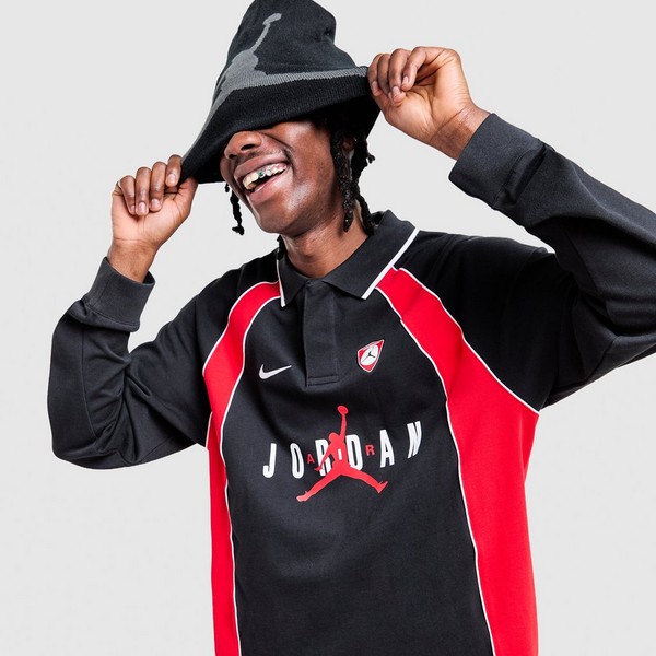 JORDAN POLO M J FLT LS POLO JRSY