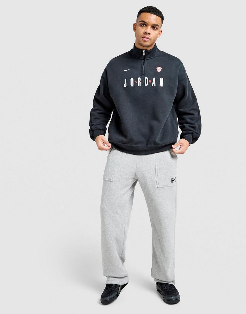 服/ファッション NIKE JORDAN MAX200 JORDAN КОФТА M J FLT GFX FLC QZ IF1816-010 | колір Чорний | Одяг в