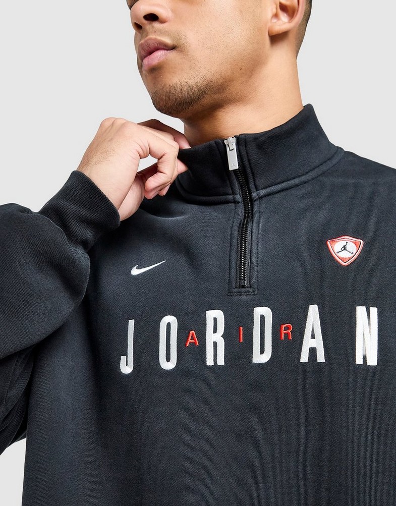 JORDAN BLUZĂ M J FLT GFX FLC QZ Bărbați Negru IF1816-010 | JD Sports