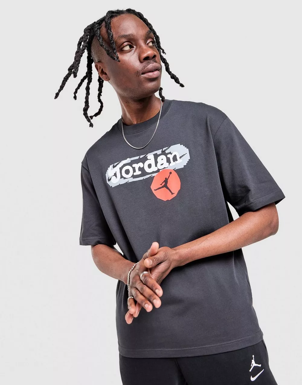 JORDAN ФУТБОЛКА M J STAMP GFX SS CREW, фото 1 з 5