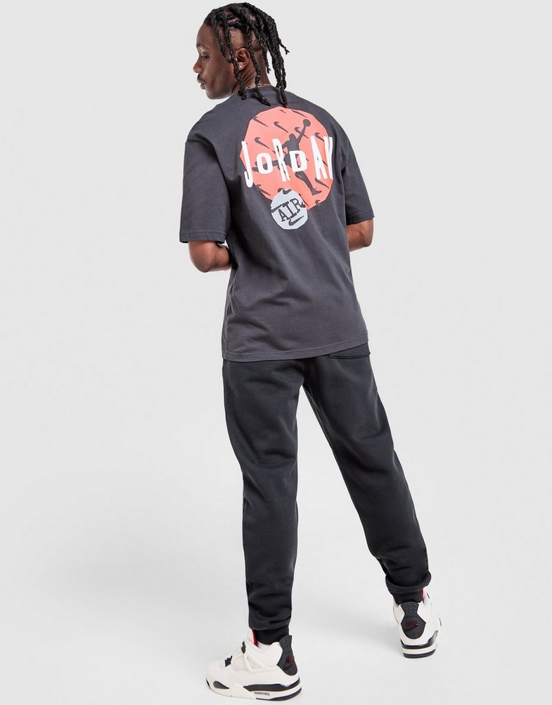 JORDAN ФУТБОЛКА M J STAMP GFX SS CREW IQ0816-045 | колір Чорний