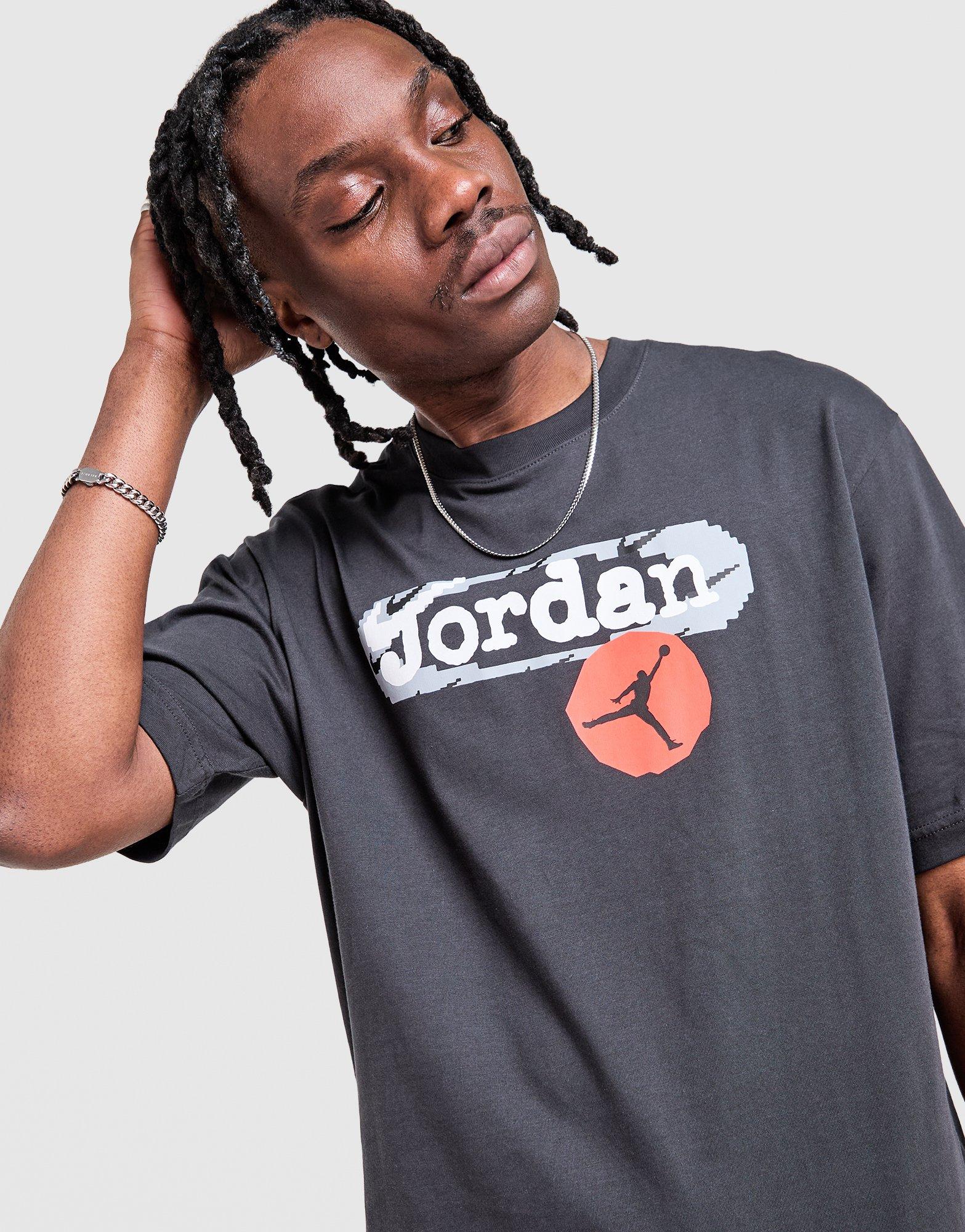 Мъжка тениска JORDAN ТЕНИСКА M J STAMP GFX SS CREW IQ0816-045 Черен