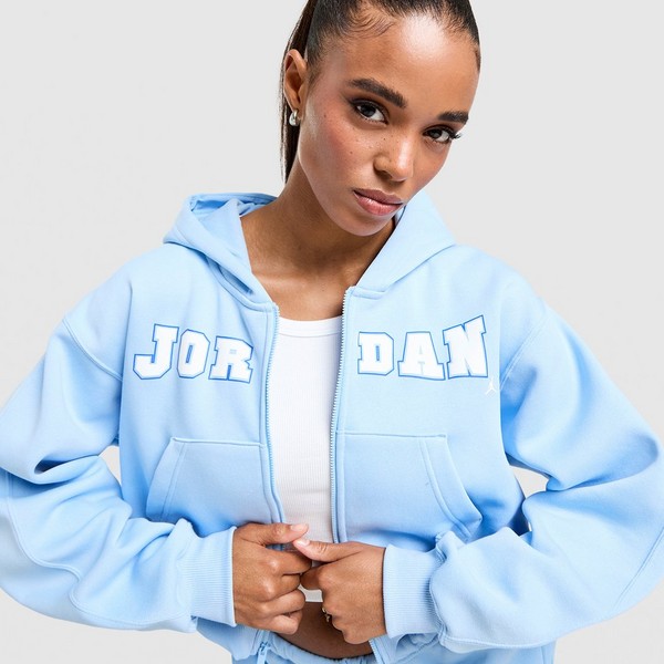 JORDAN PULÓVER CIPZÁRAS KAPUCNIS W J BRK FLC FZ