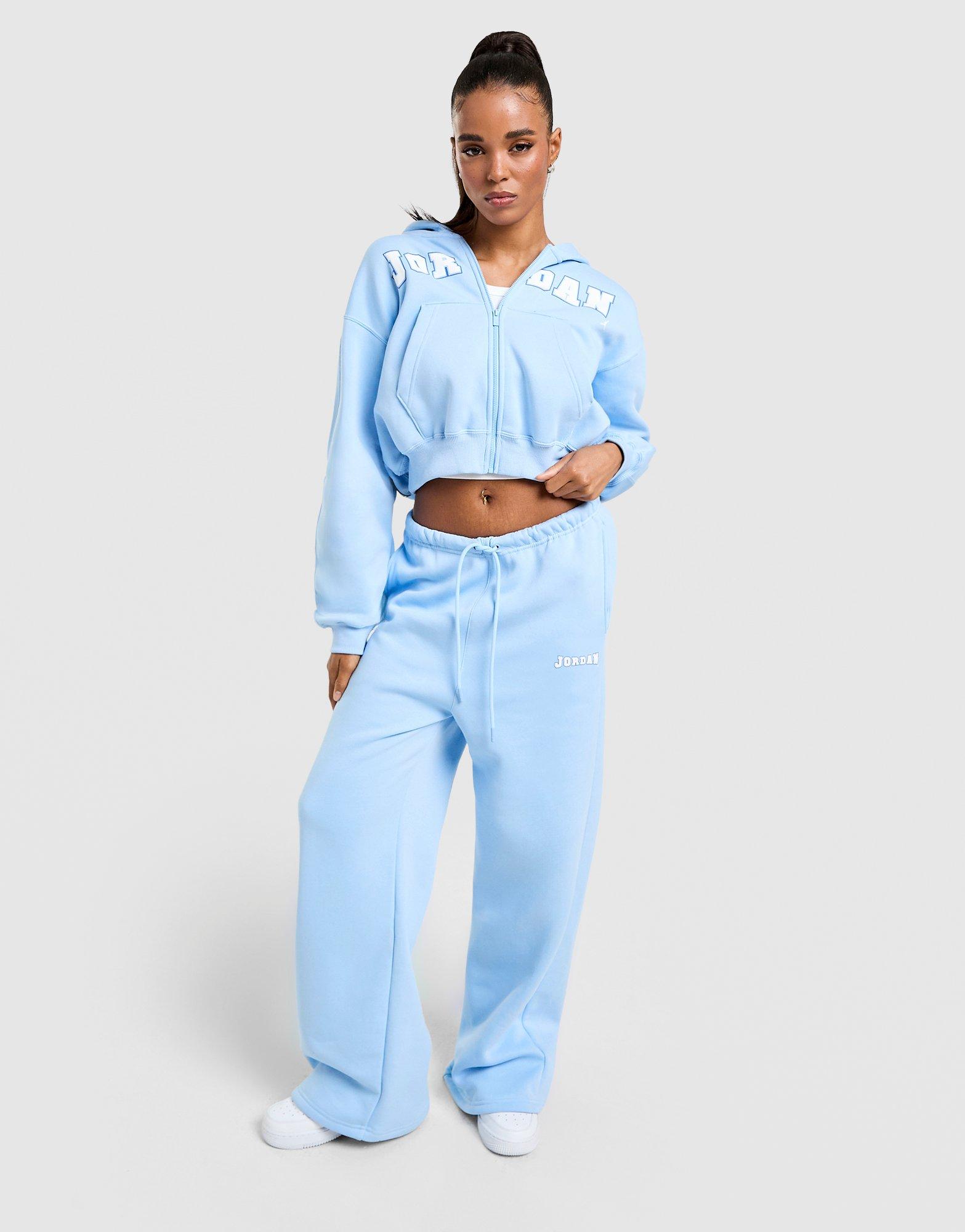 JORDAN SPODNIE W J BRK FLC OH PANT JD IO1077-422 Niebieski