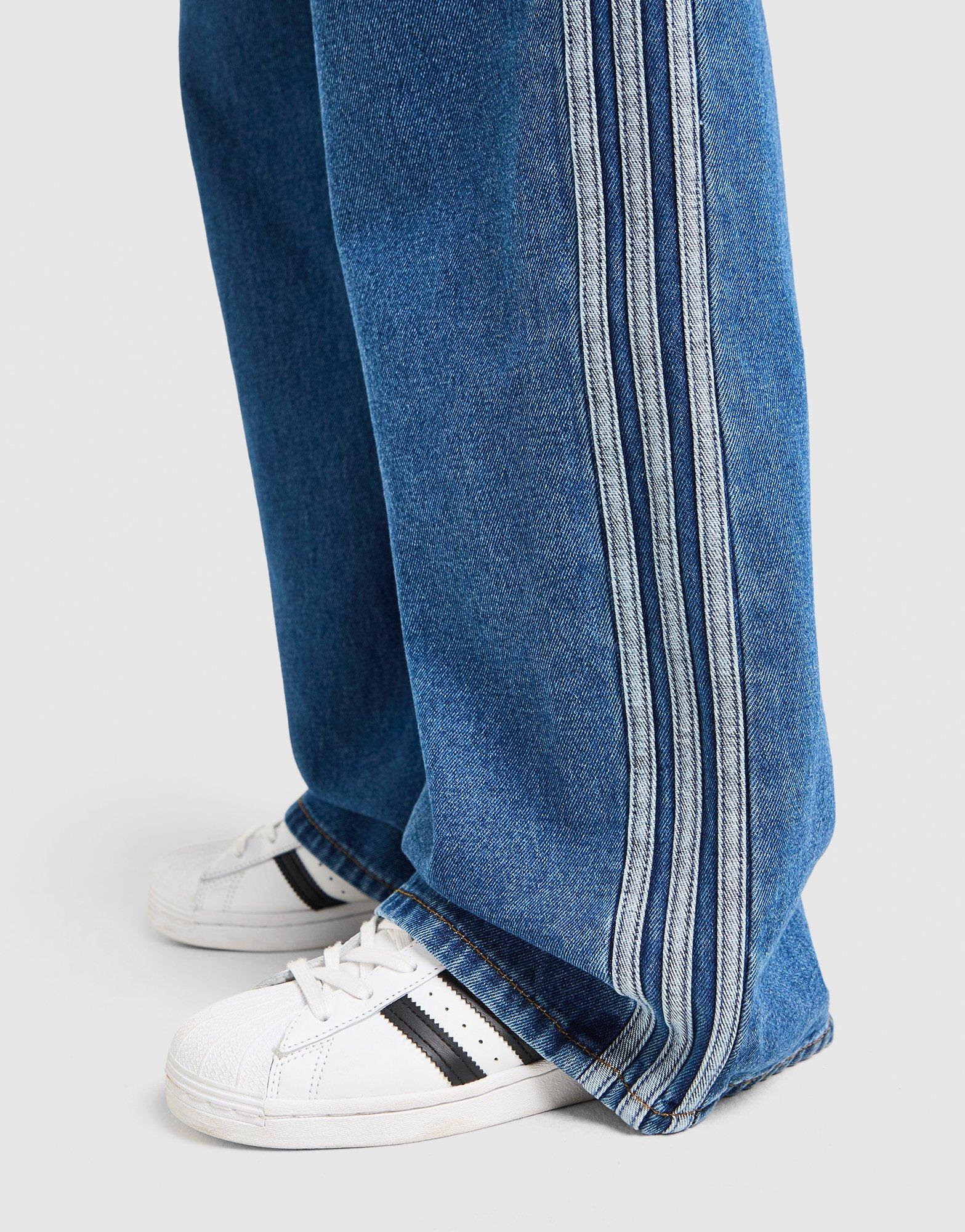 Dámske džínsy ADIDAS NOHAVICE  FIREBIRD TP D KD2935 Modrá